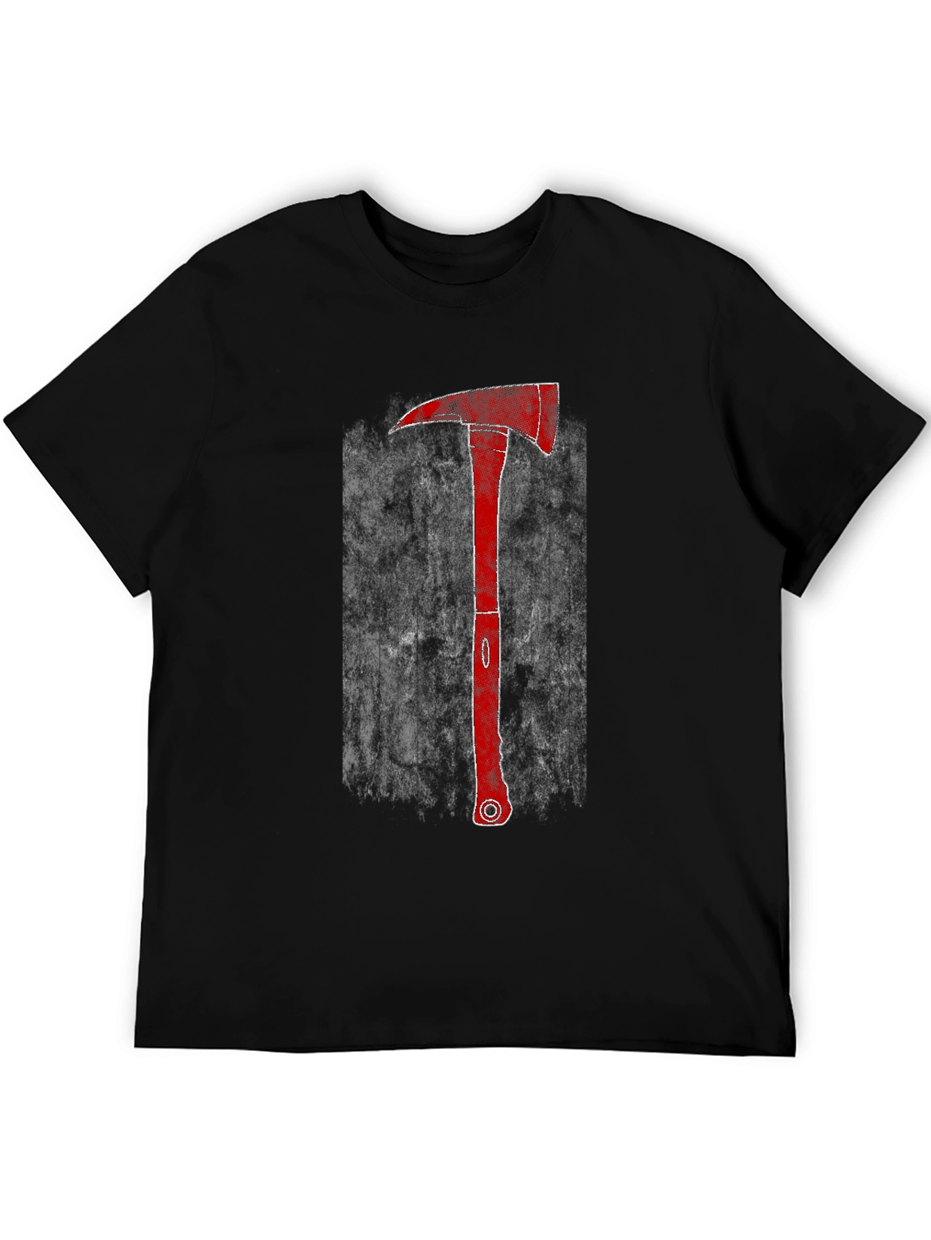 Firefighter Axe Graphic Tee - Black
