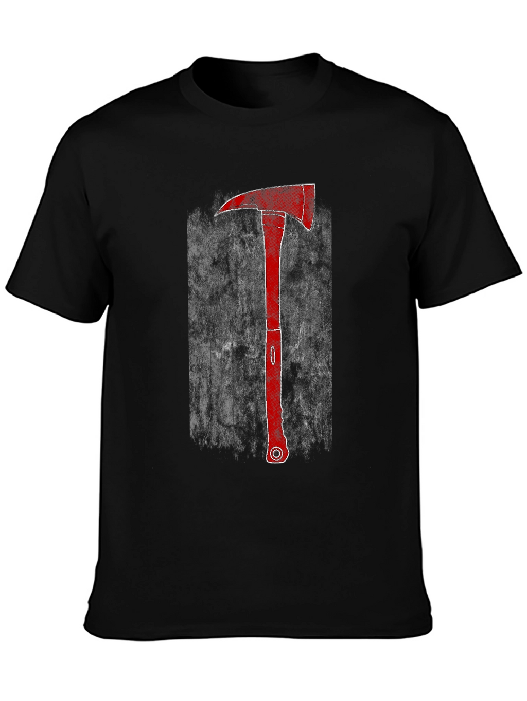 Firefighter Axe Graphic Tee - Black