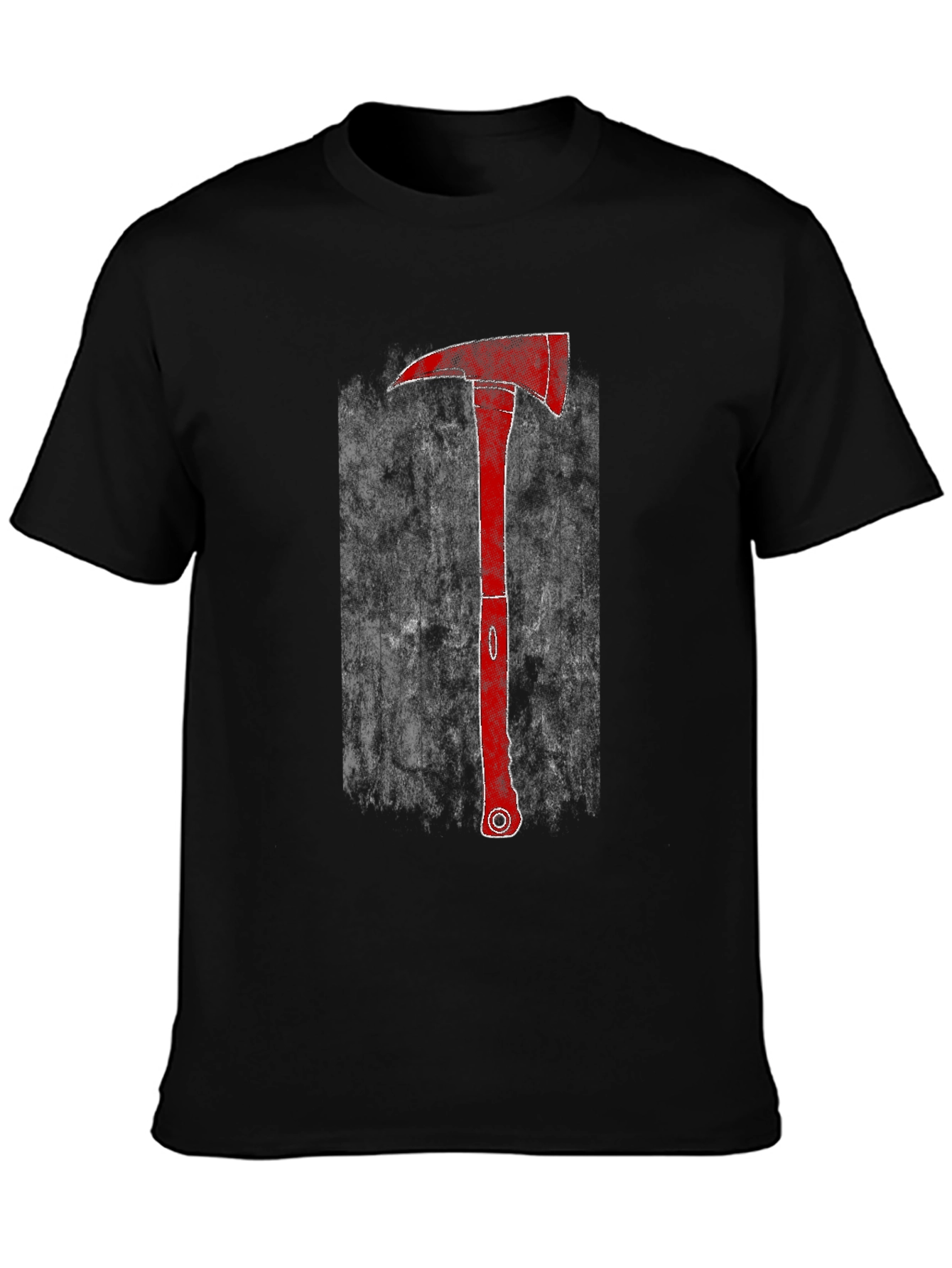 Firefighter Axe Graphic Tee - Black