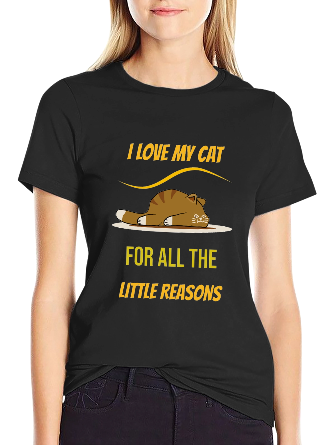 I Love My Cat T-Shirt - Unisex Cat Lover Tee