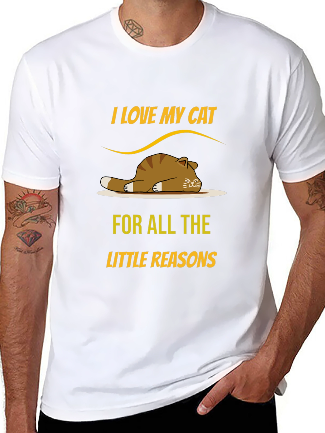 I Love My Cat T-Shirt - Unisex Cat Lover Tee