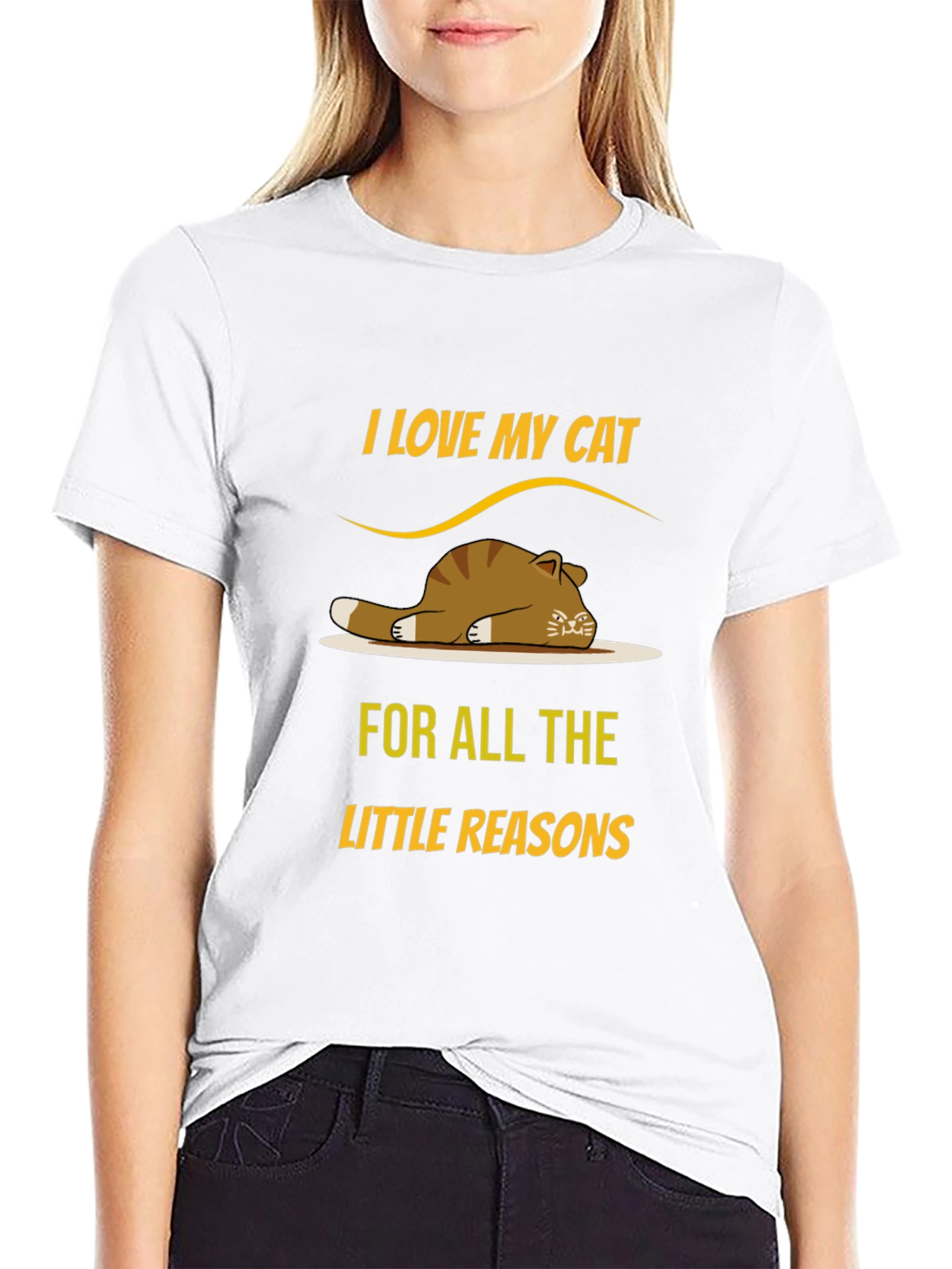I Love My Cat T-Shirt - Unisex Cat Lover Tee