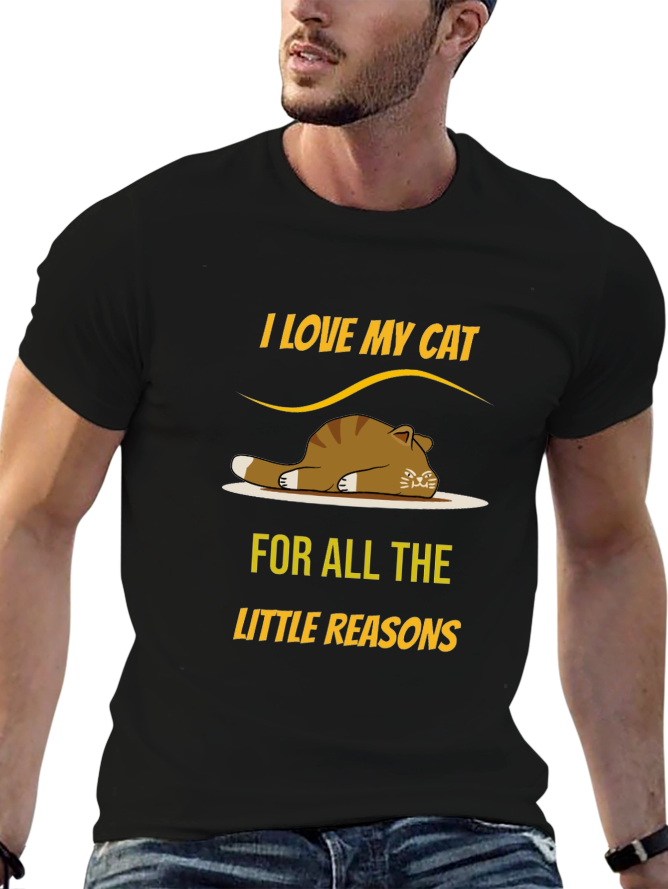 I Love My Cat T-Shirt - Unisex Cat Lover Tee