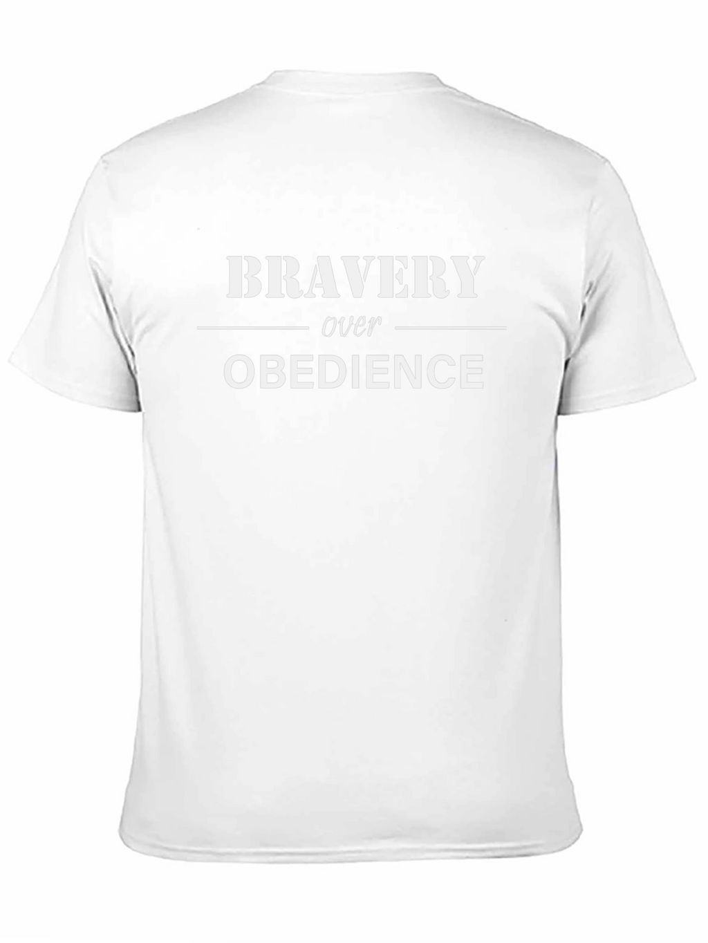 Bravery Over Obedience Graphic Tee - Bold Statement Shirt