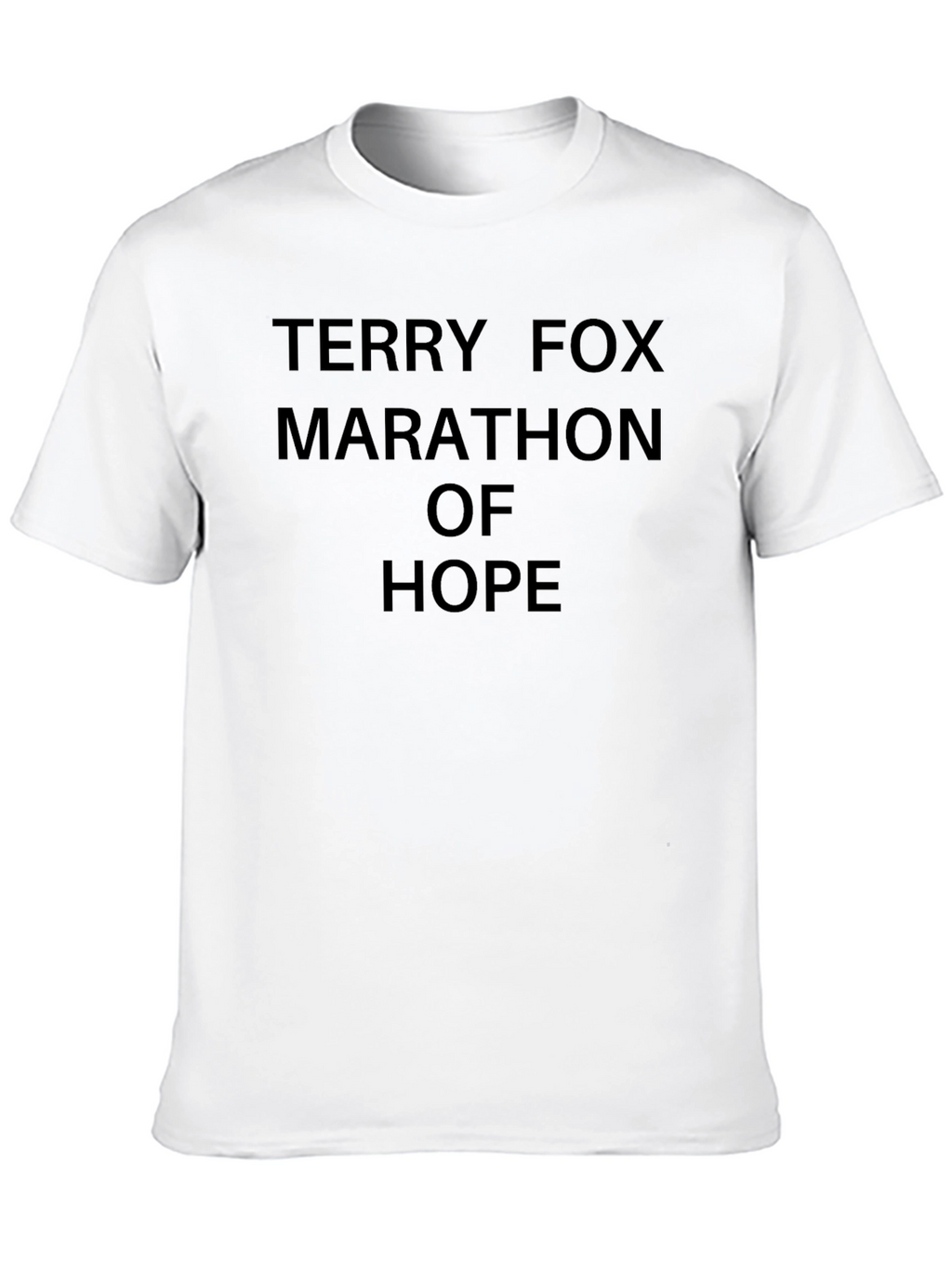 Terry Fox Marathon of Hope Black Tee