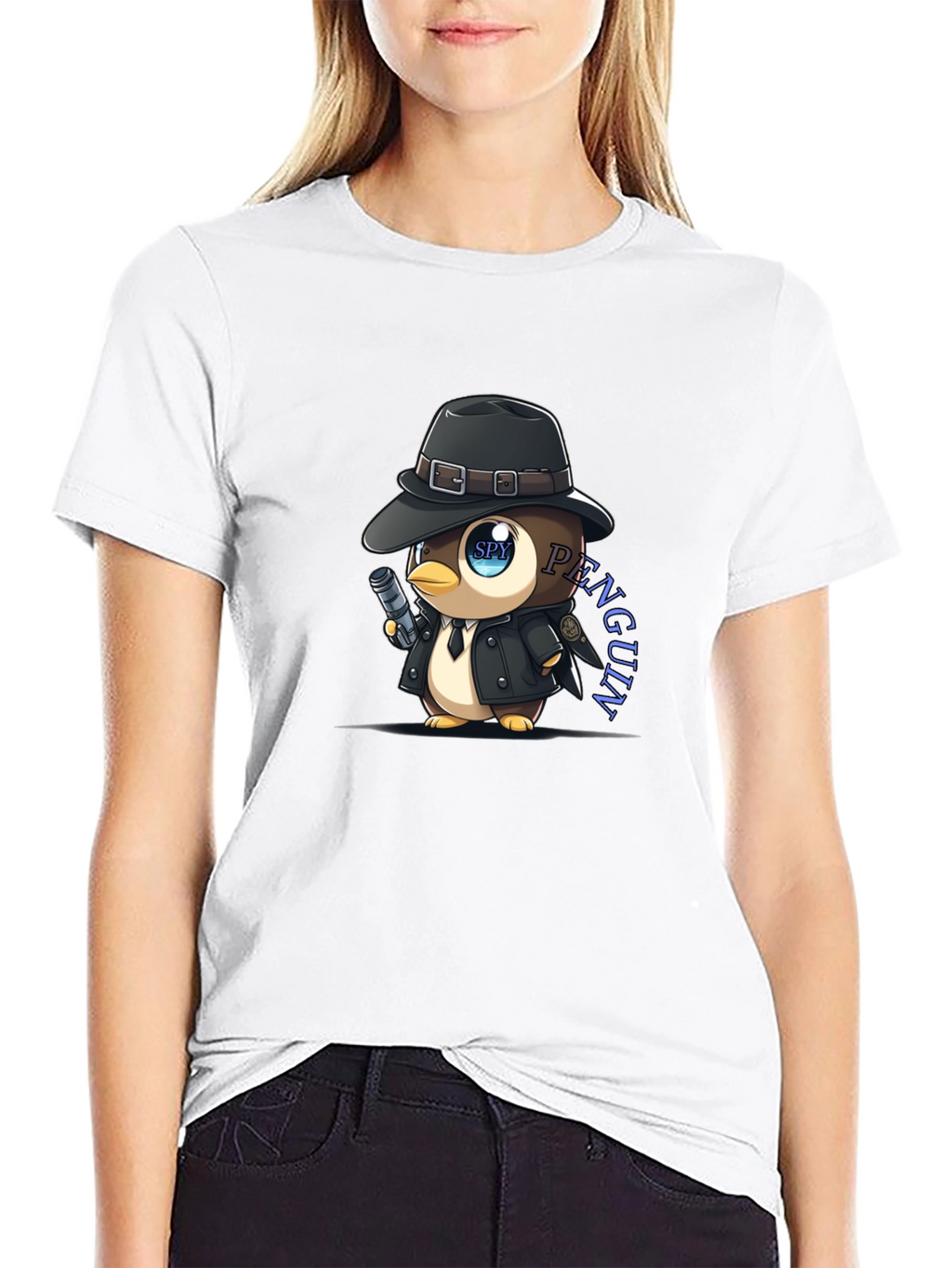 Spy Penguin T-Shirt: Cool Graphic Tee