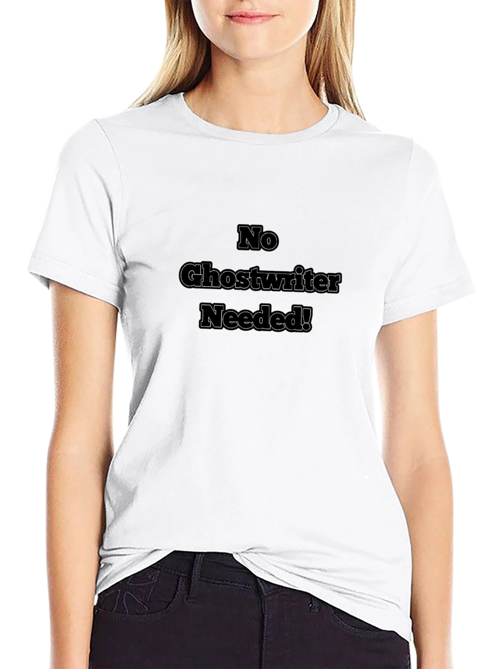 No Ghostwriter Needed! Black T-Shirt