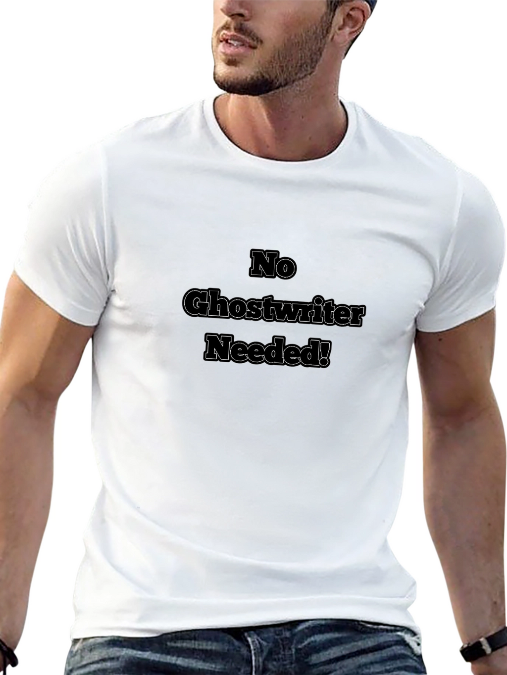 No Ghostwriter Needed! Black T-Shirt