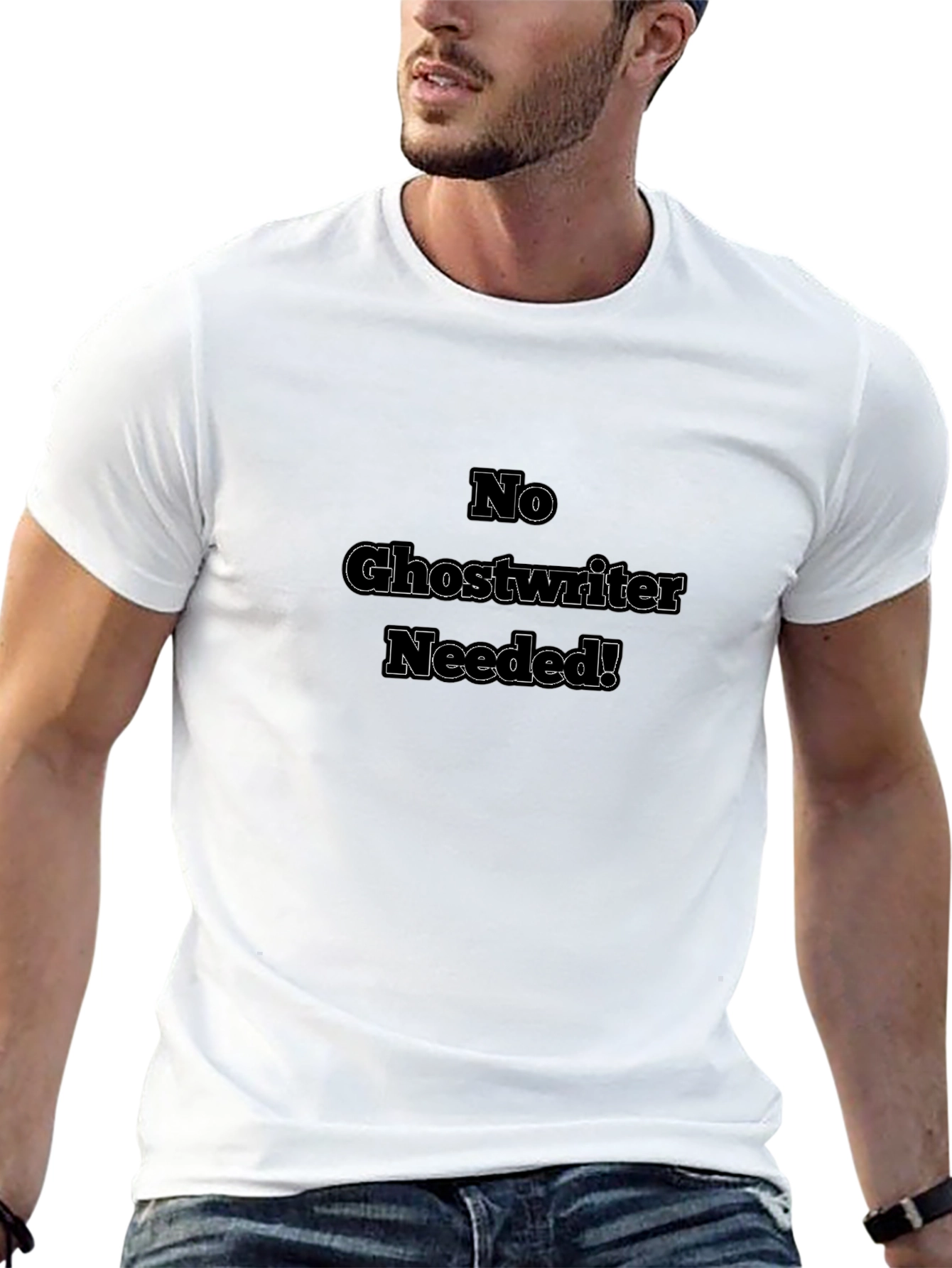 No Ghostwriter Needed! Black T-Shirt