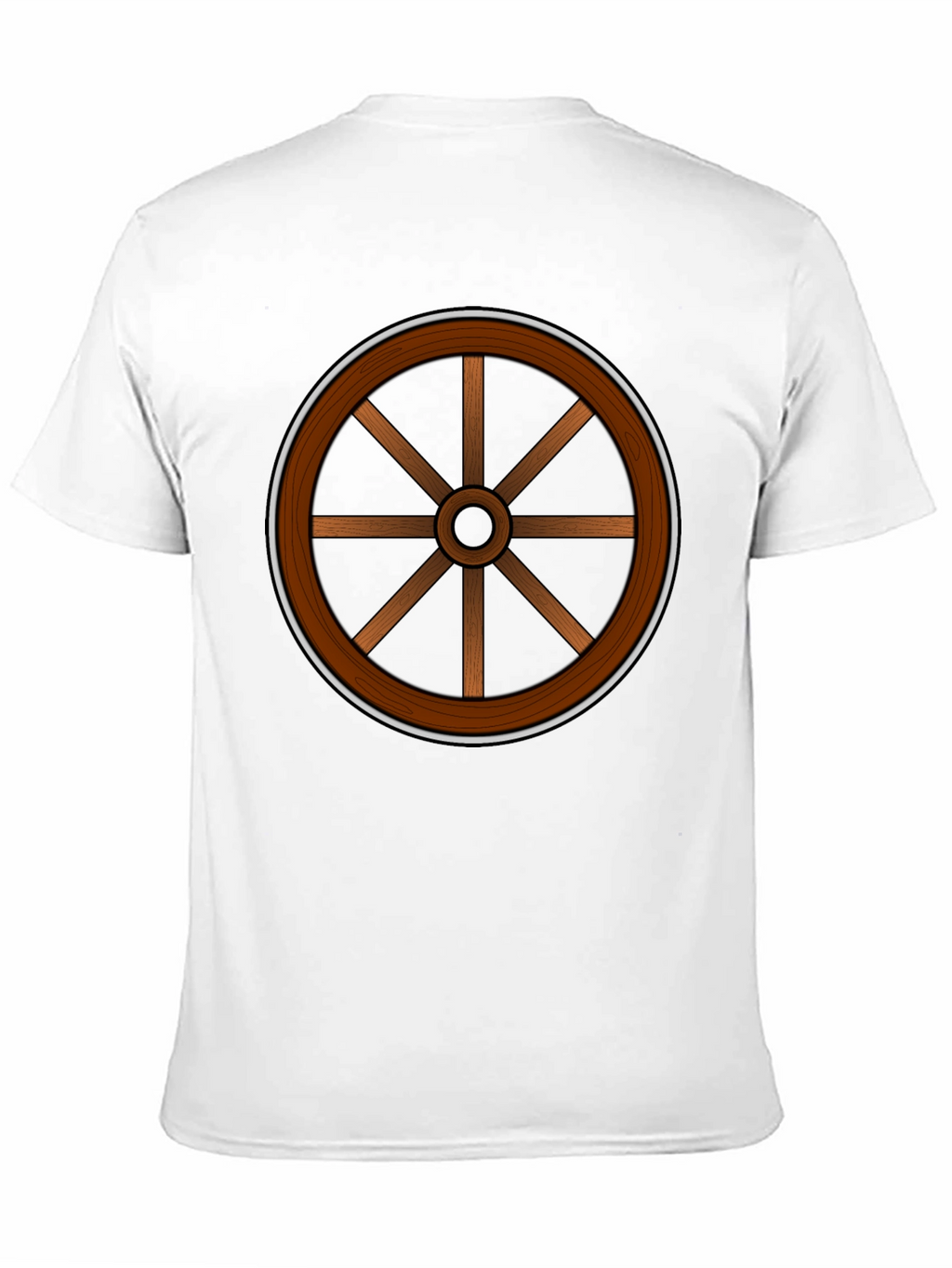 Wagon Wheel Graphic Tee - Retro Style