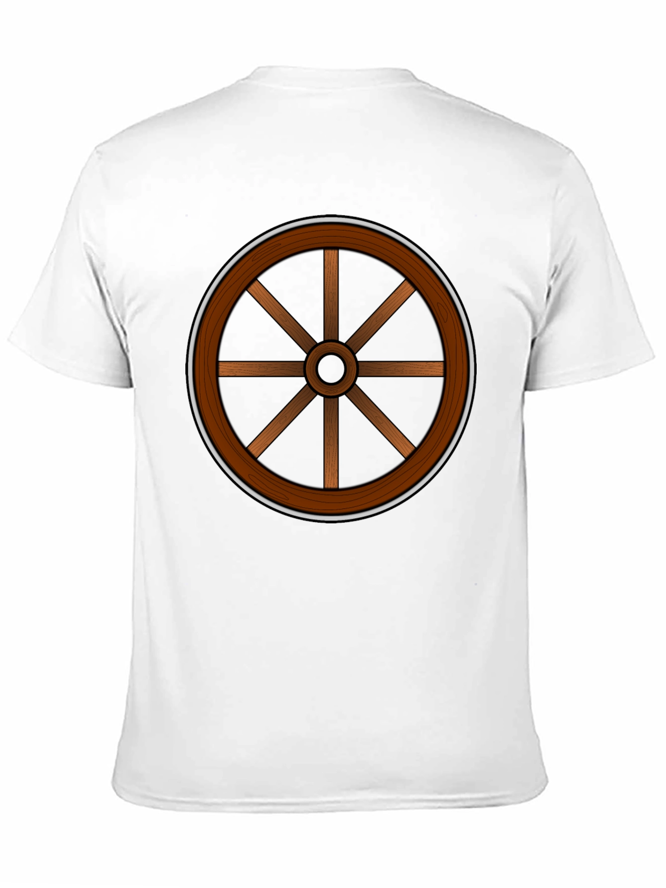 Wagon Wheel Graphic Tee - Retro Style