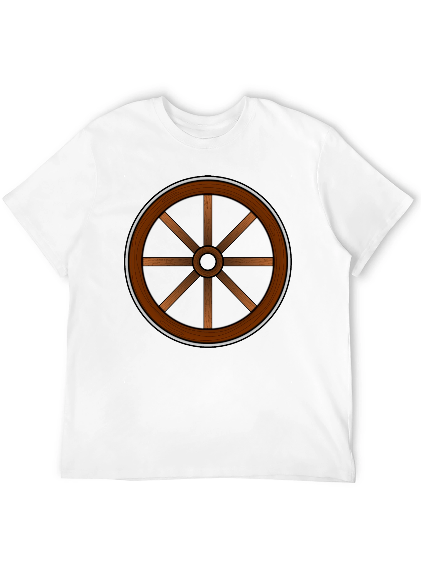 Wagon Wheel Graphic Tee - Retro Style