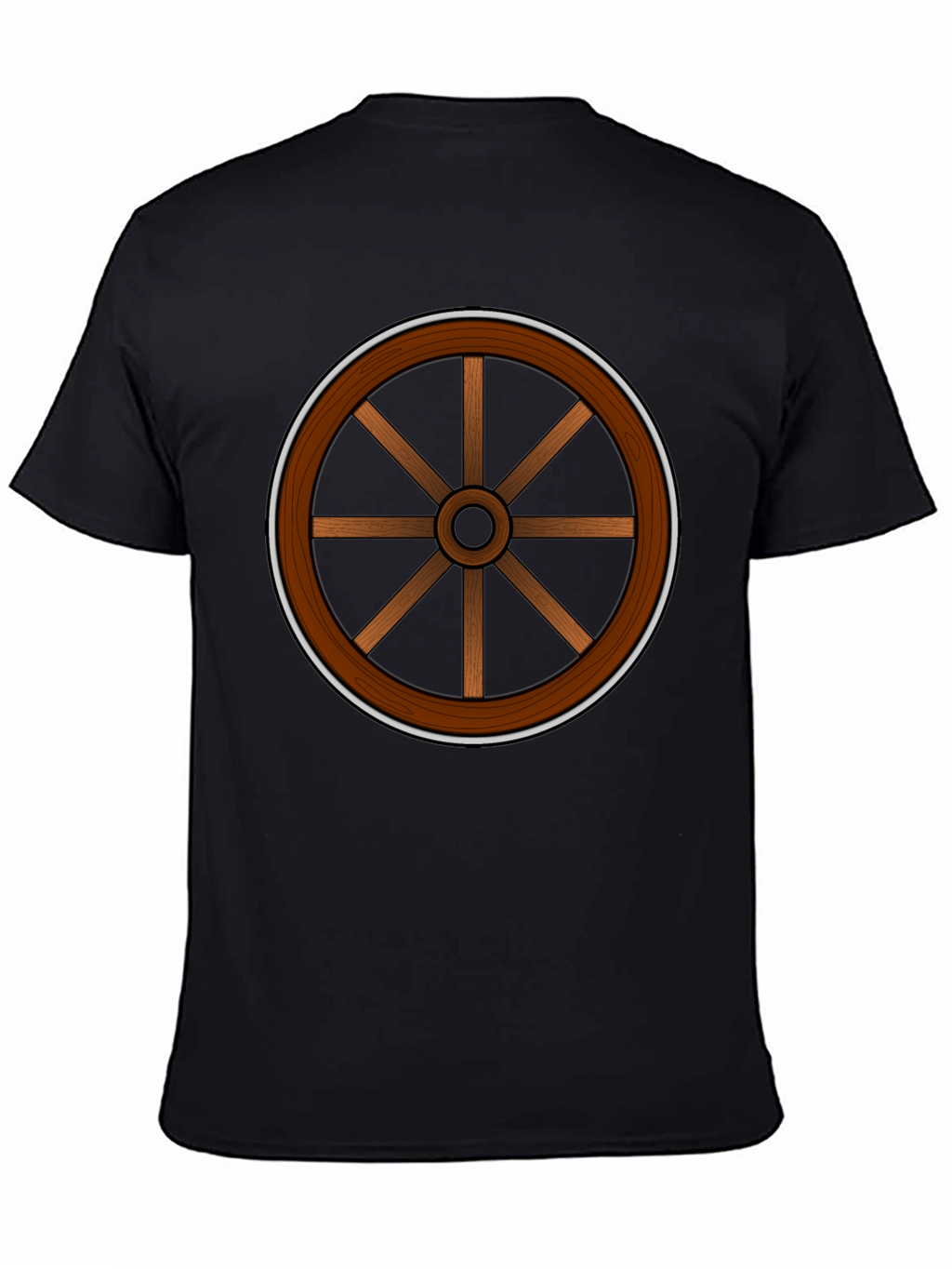 Wagon Wheel Graphic Tee - Retro Style