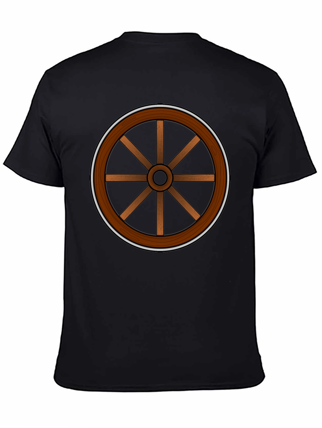 Wagon Wheel Graphic Tee - Retro Style