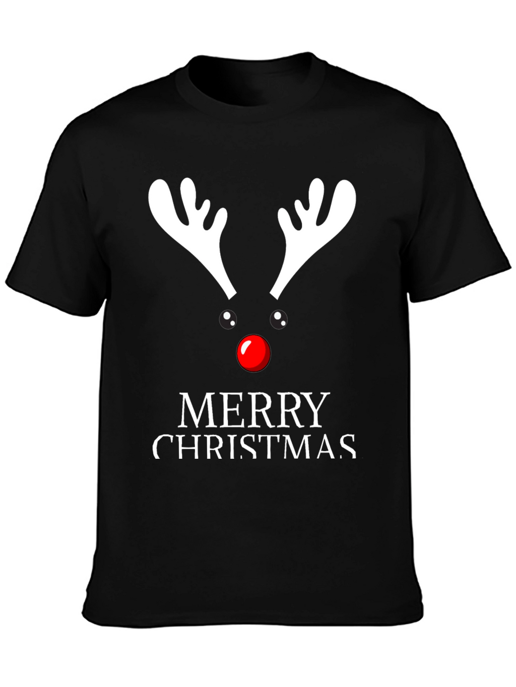 Reindeer Merry Christmas Graphic Tee