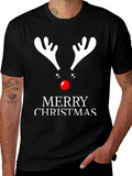 Reindeer Merry Christmas Graphic Tee