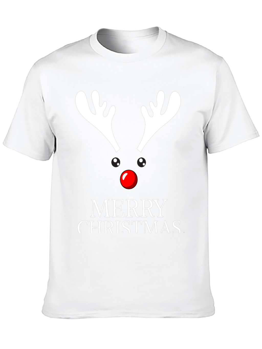 Reindeer Merry Christmas Graphic Tee