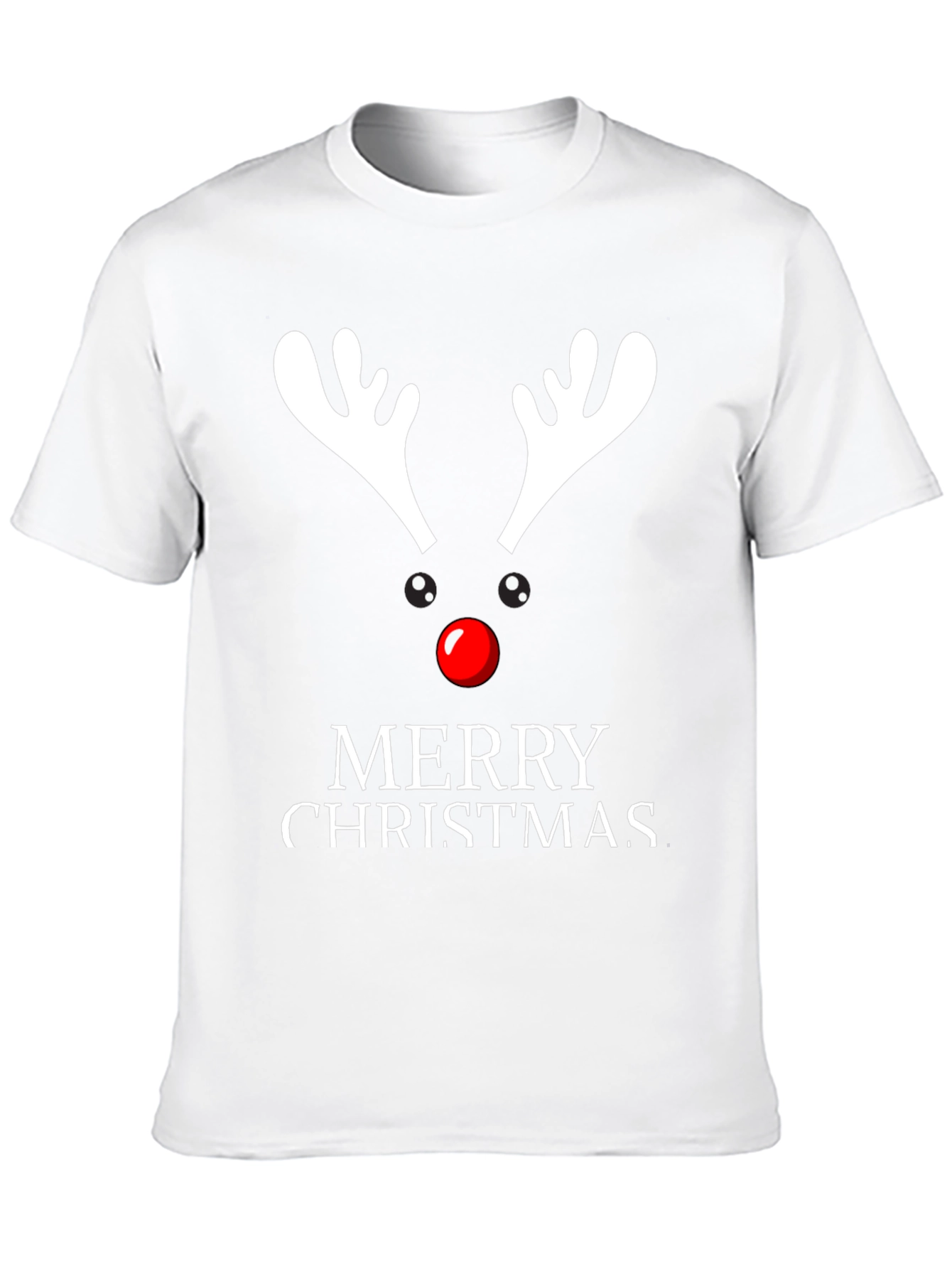 Reindeer Merry Christmas Graphic Tee