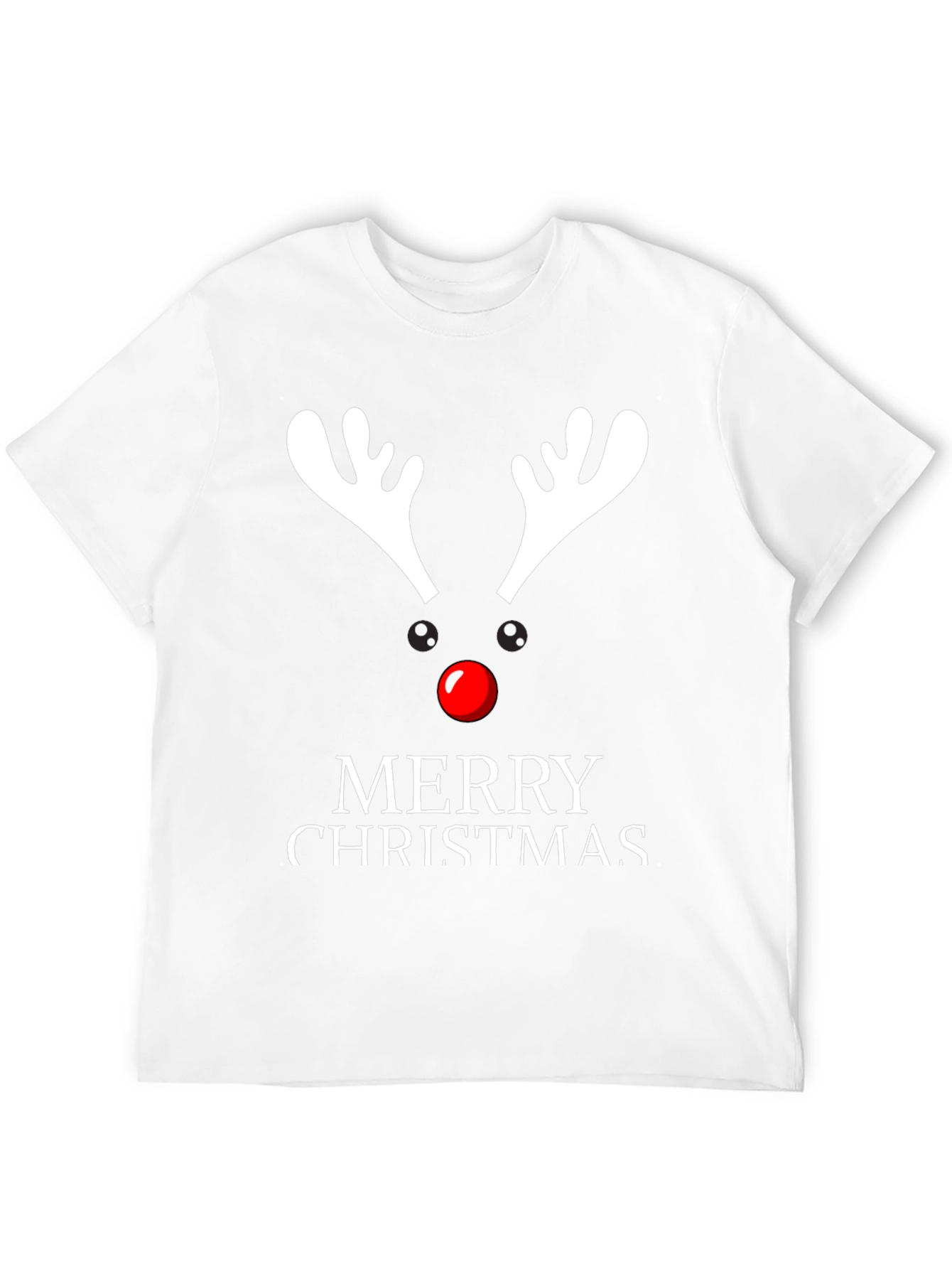Reindeer Merry Christmas Graphic Tee