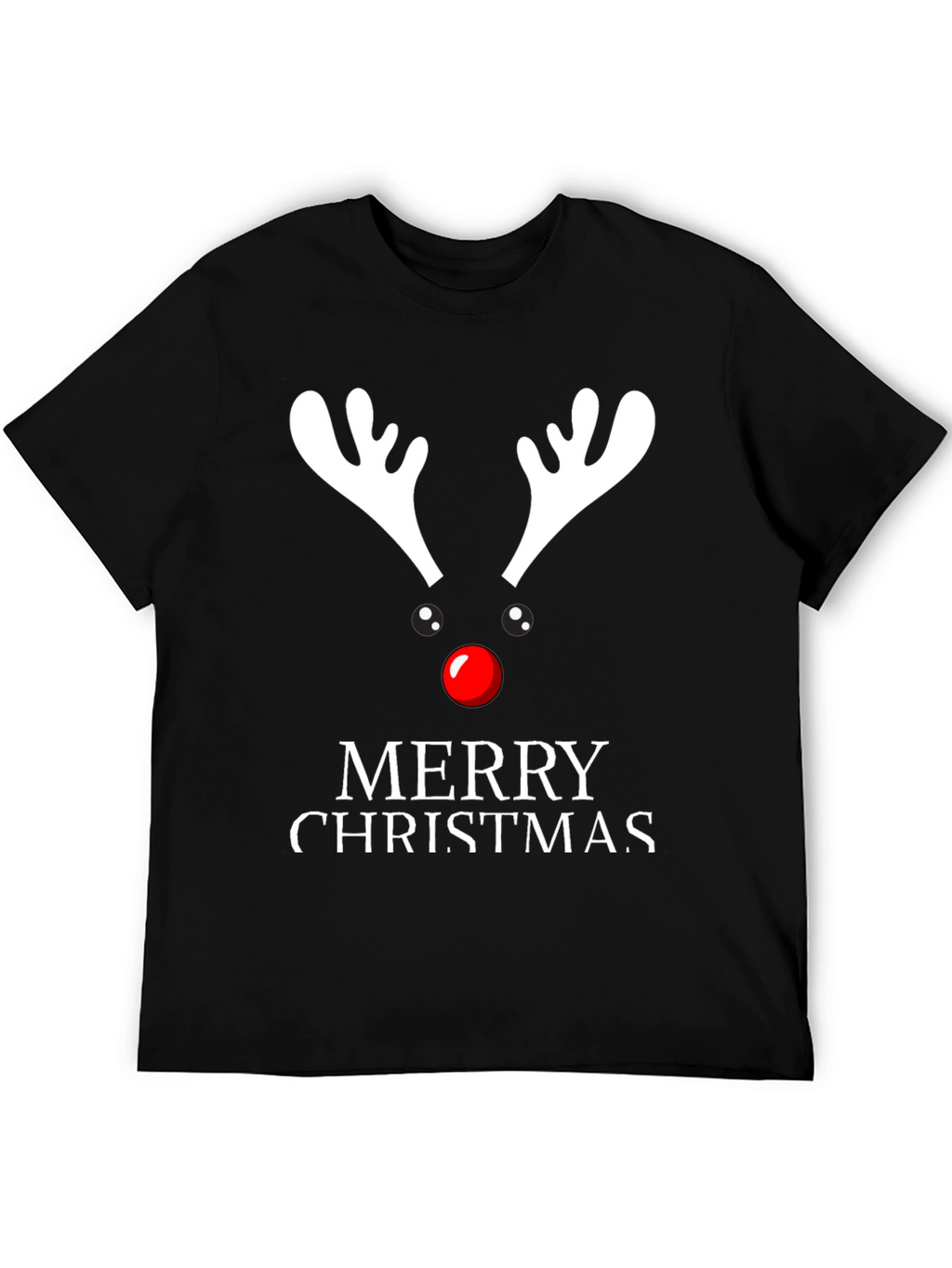 Reindeer Merry Christmas Graphic Tee