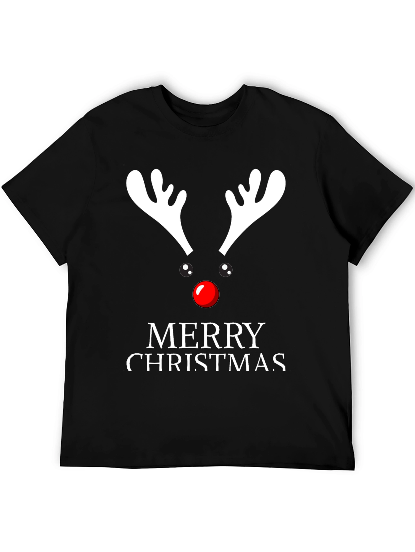 Reindeer Merry Christmas Graphic Tee