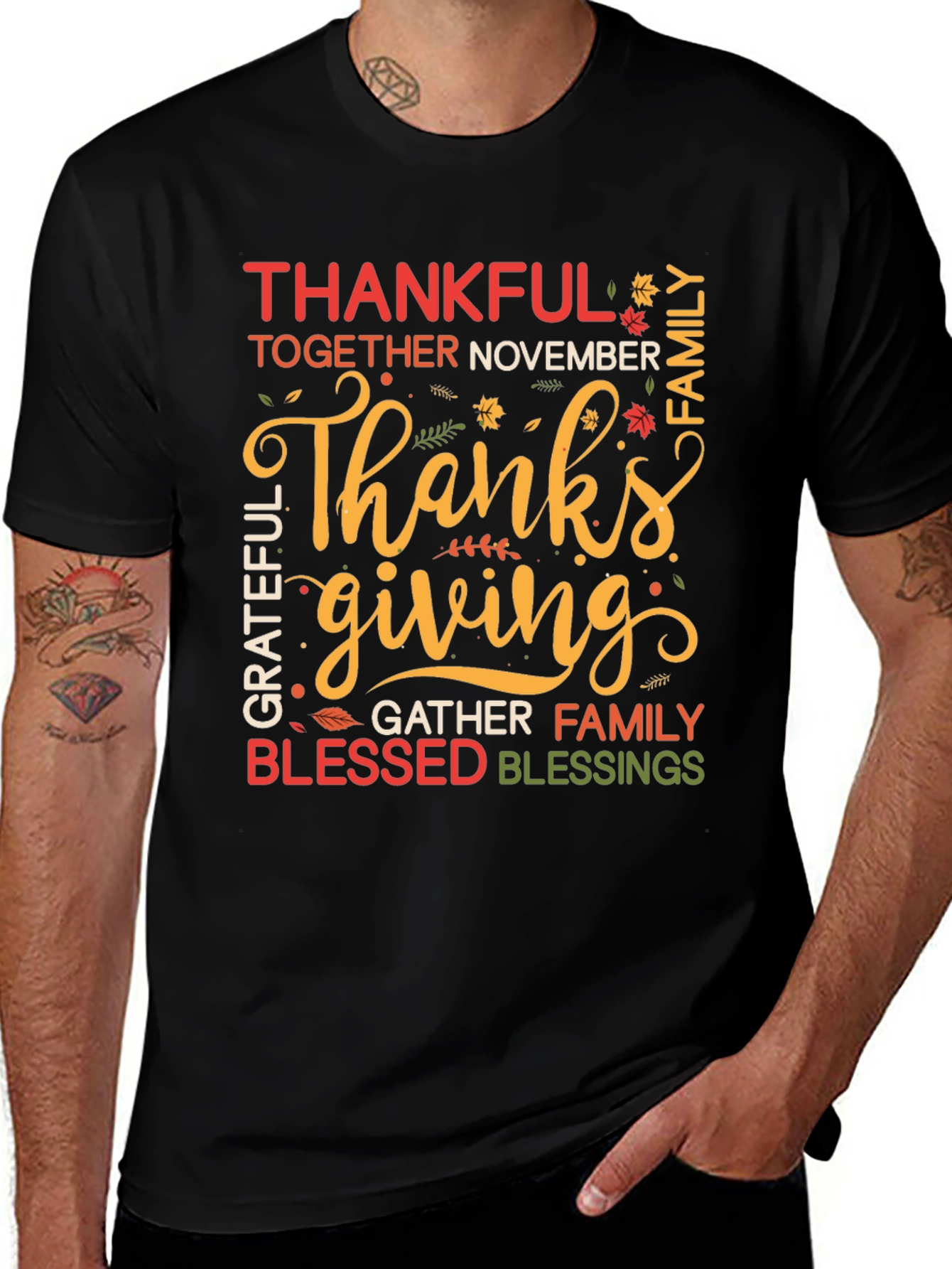 Thanksgiving Themed Graphic Tee