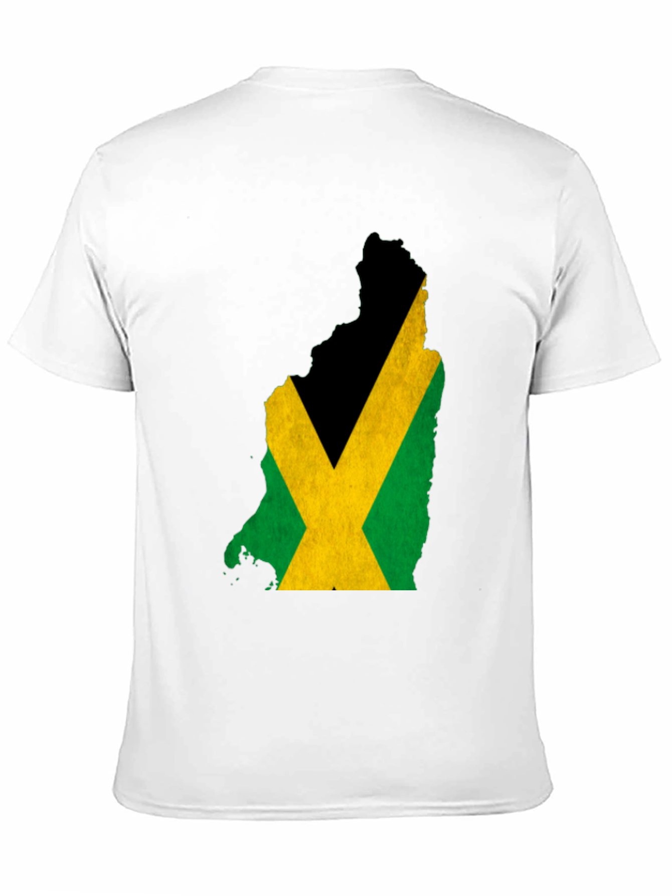 Jamaica Flag Map Tee - Black
