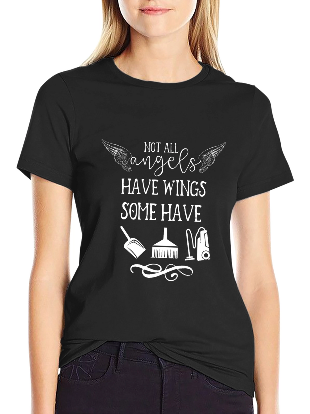Angels Have Wings Cleaning Crew T-Shirt
