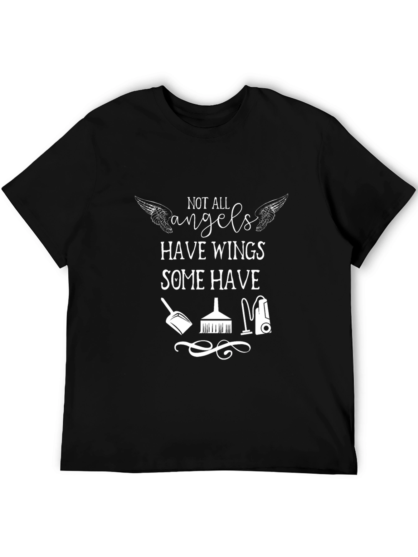 Angels Have Wings Cleaning Crew T-Shirt