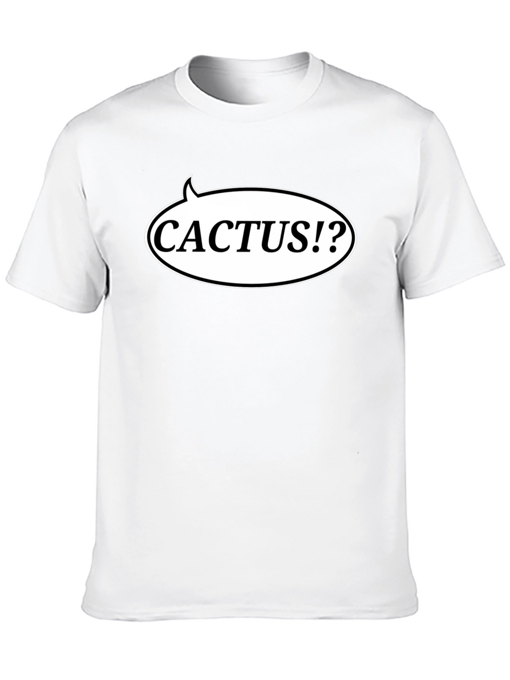 Cactus Speech Bubble Graphic T-Shirt