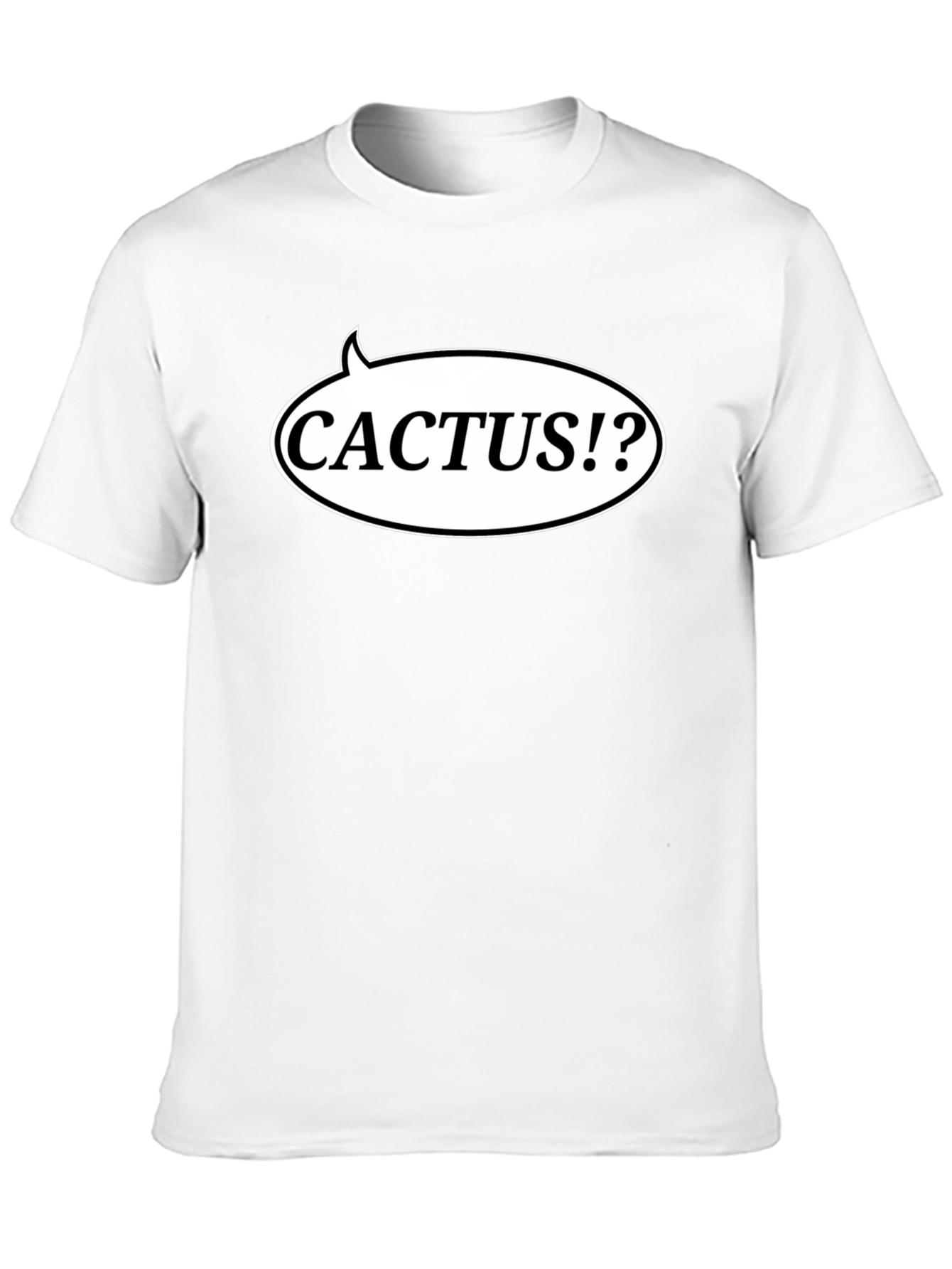 Cactus Speech Bubble Graphic T-Shirt