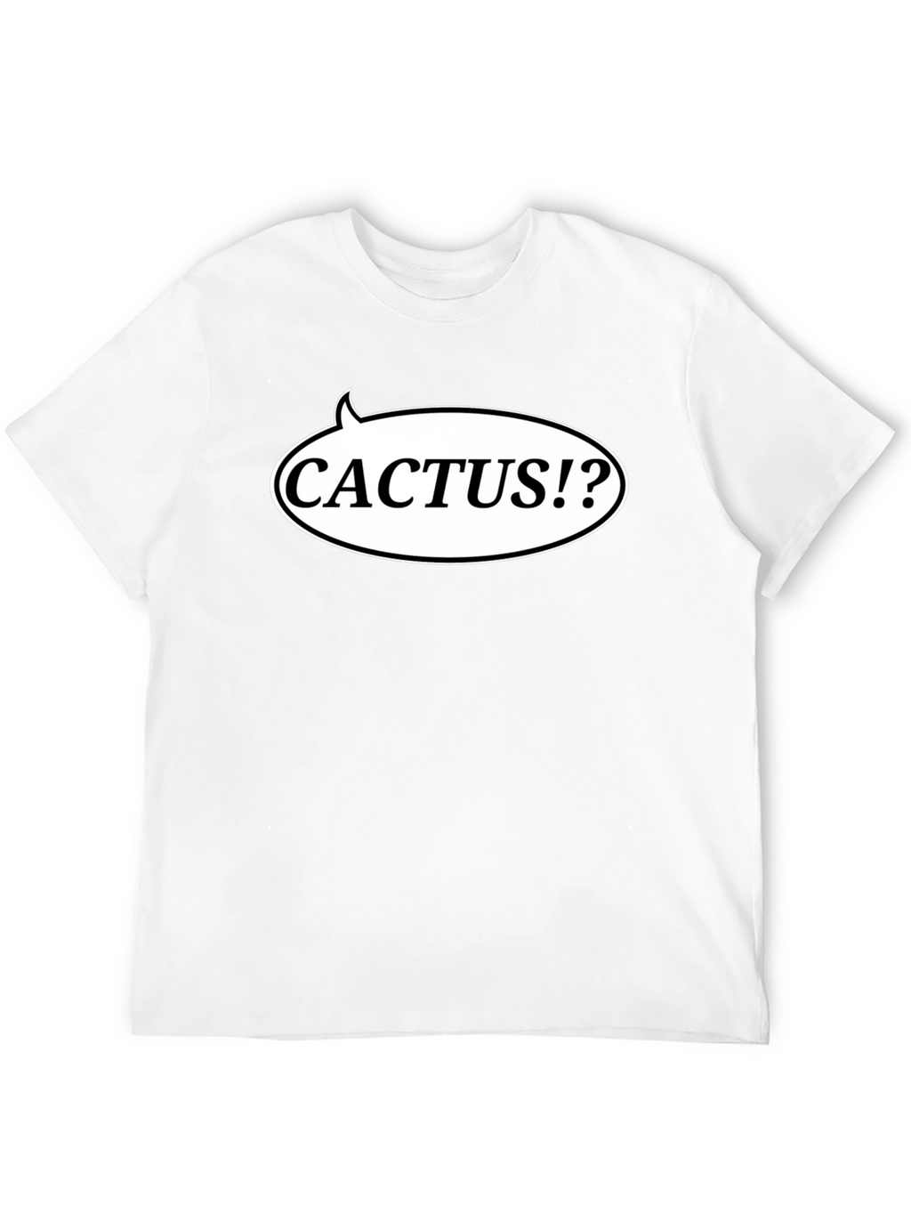 Cactus Speech Bubble Graphic T-Shirt