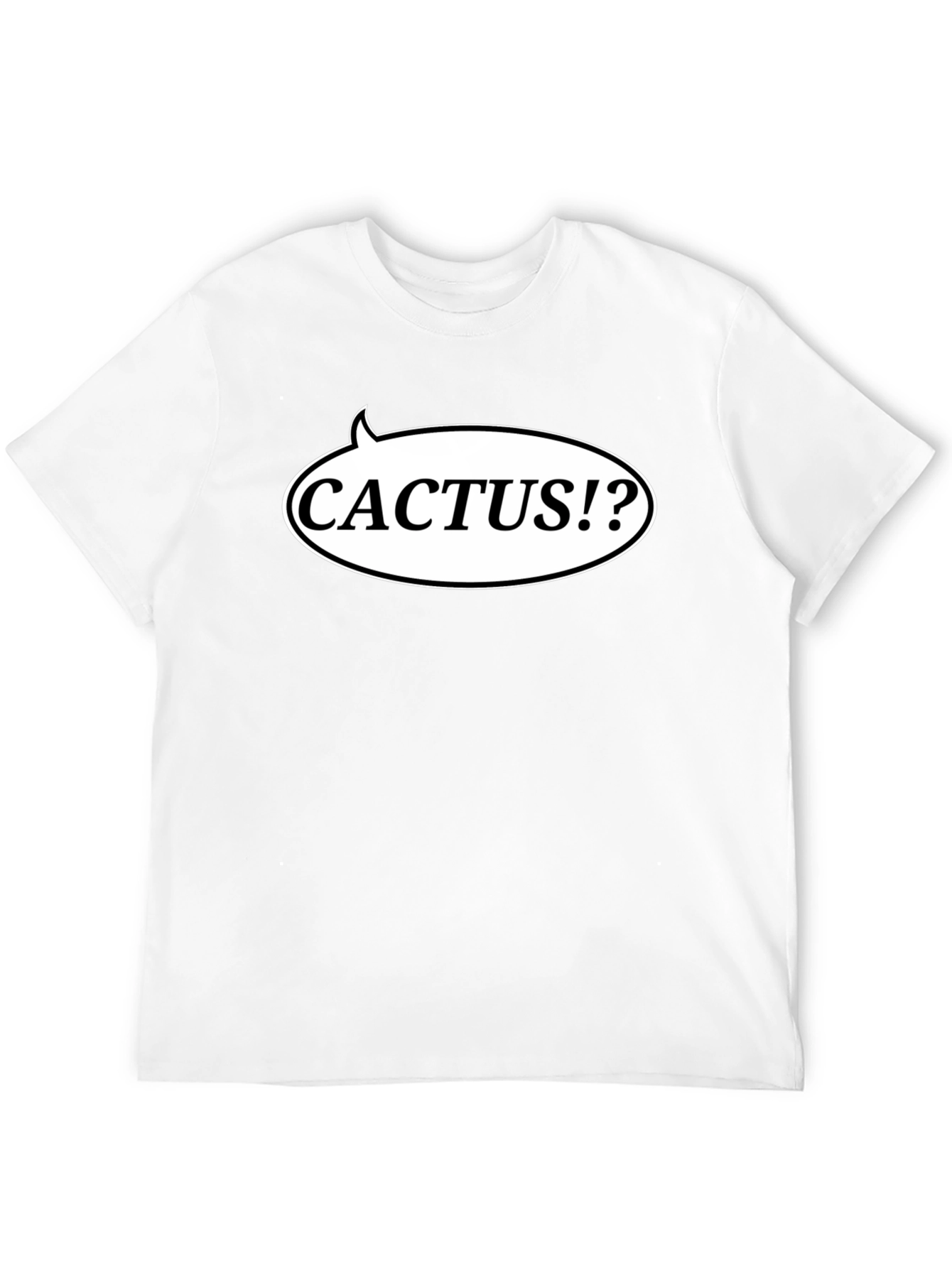 Cactus Speech Bubble Graphic T-Shirt