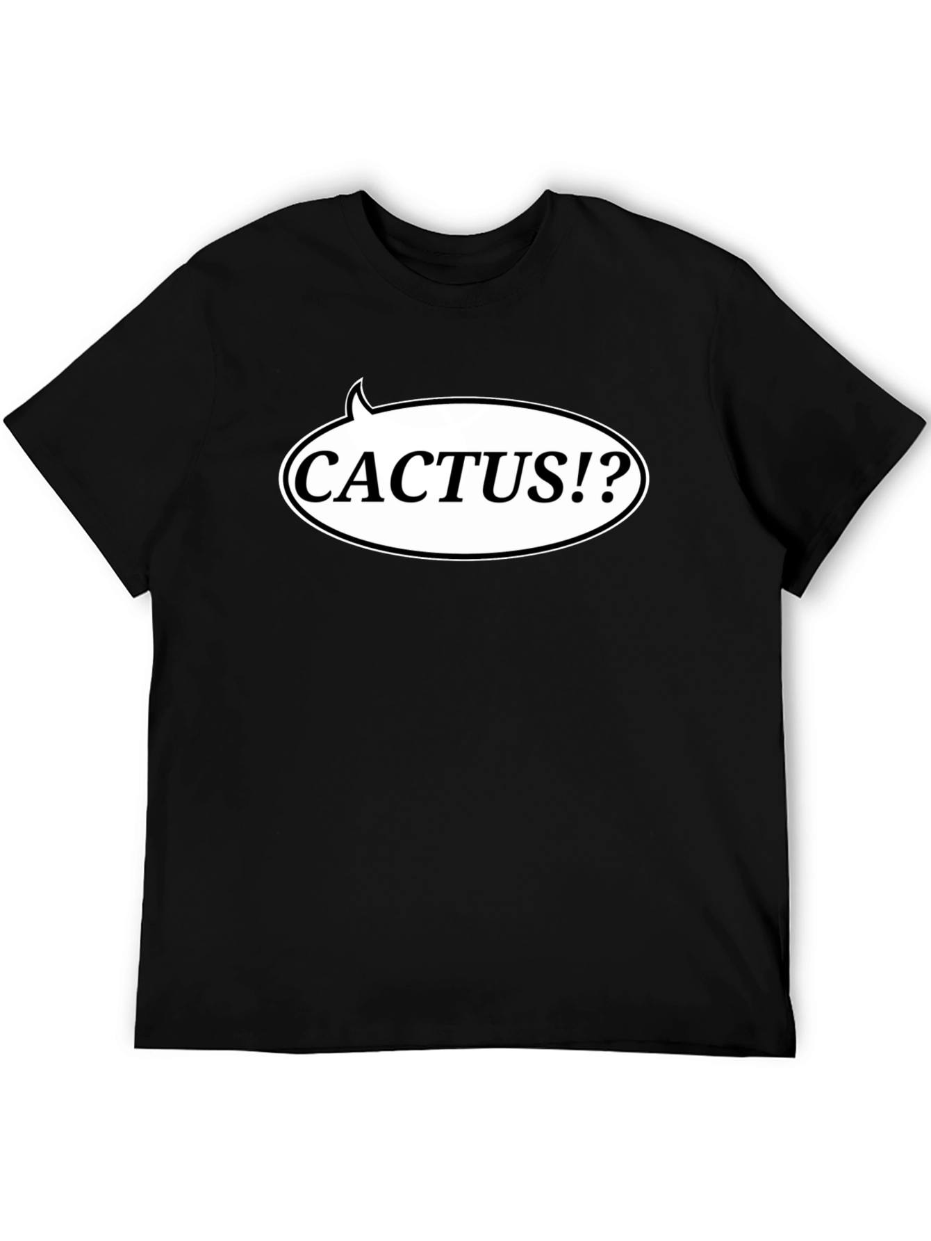 Cactus Speech Bubble Graphic T-Shirt
