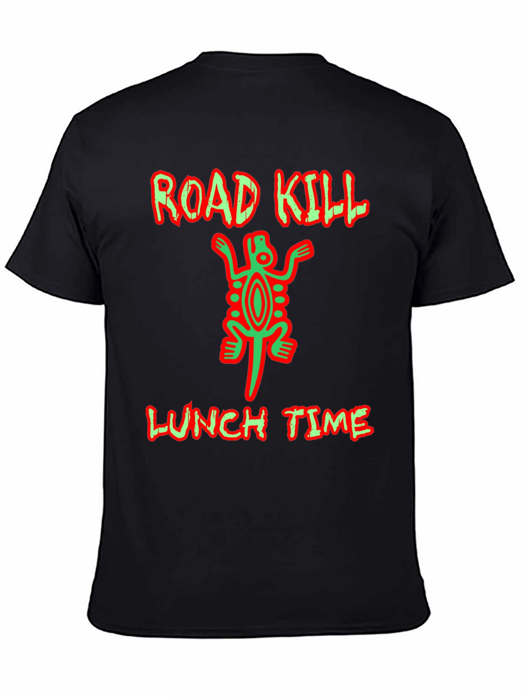 Road Kill Lunch Time Funny Graphic T-Shirt