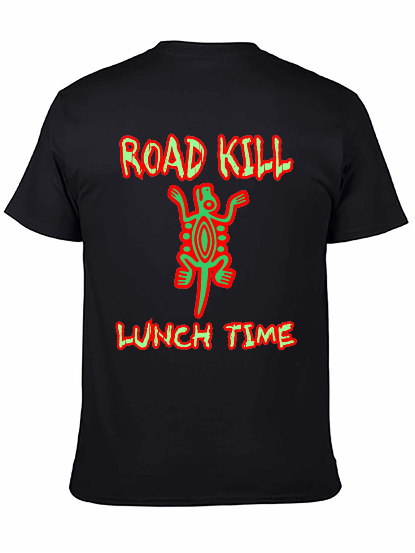Road Kill Lunch Time Funny Graphic T-Shirt