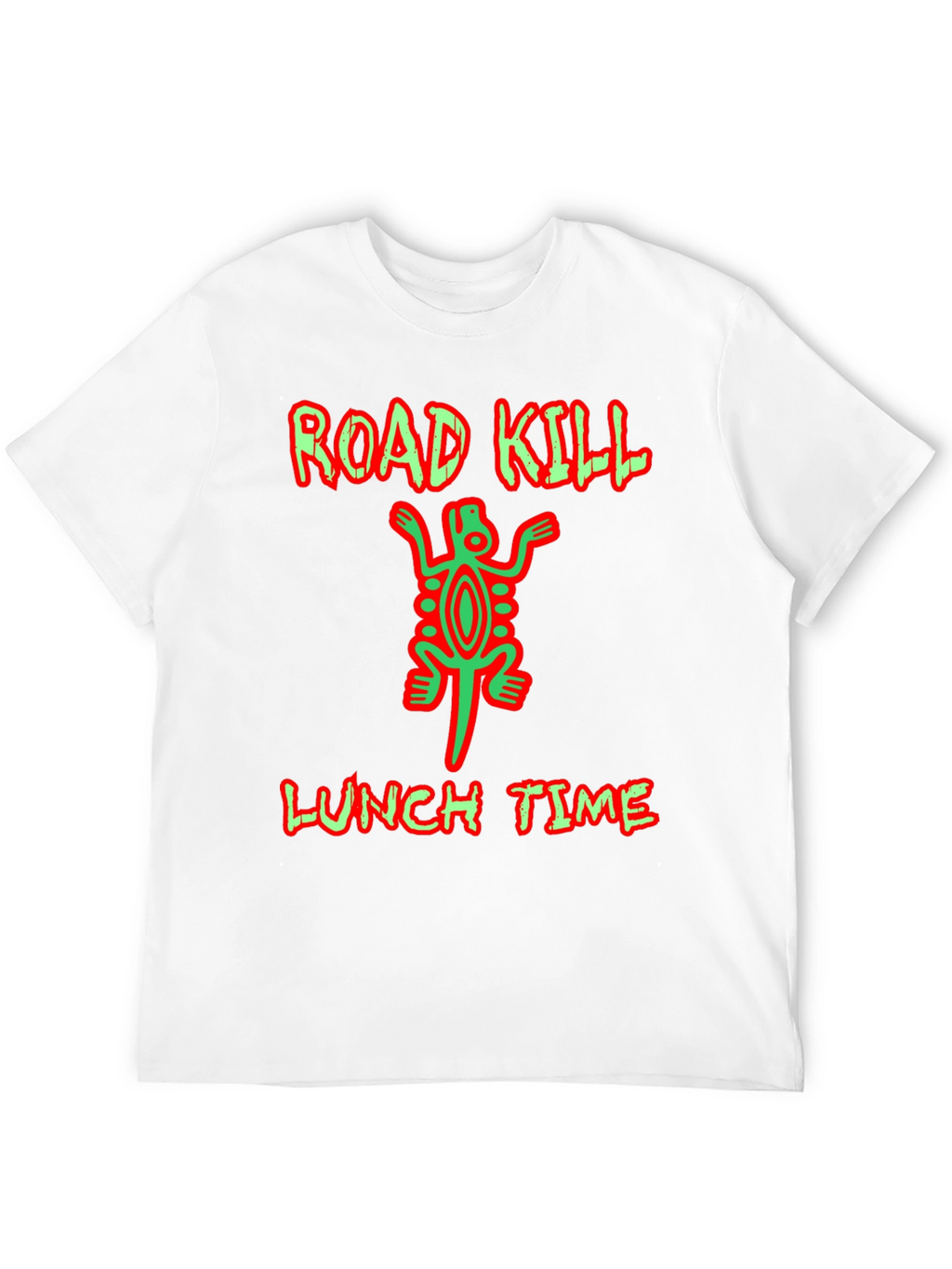 Road Kill Lunch Time Funny Graphic T-Shirt