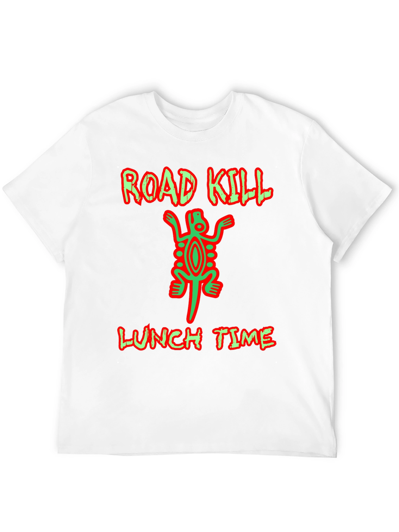 Road Kill Lunch Time Funny Graphic T-Shirt