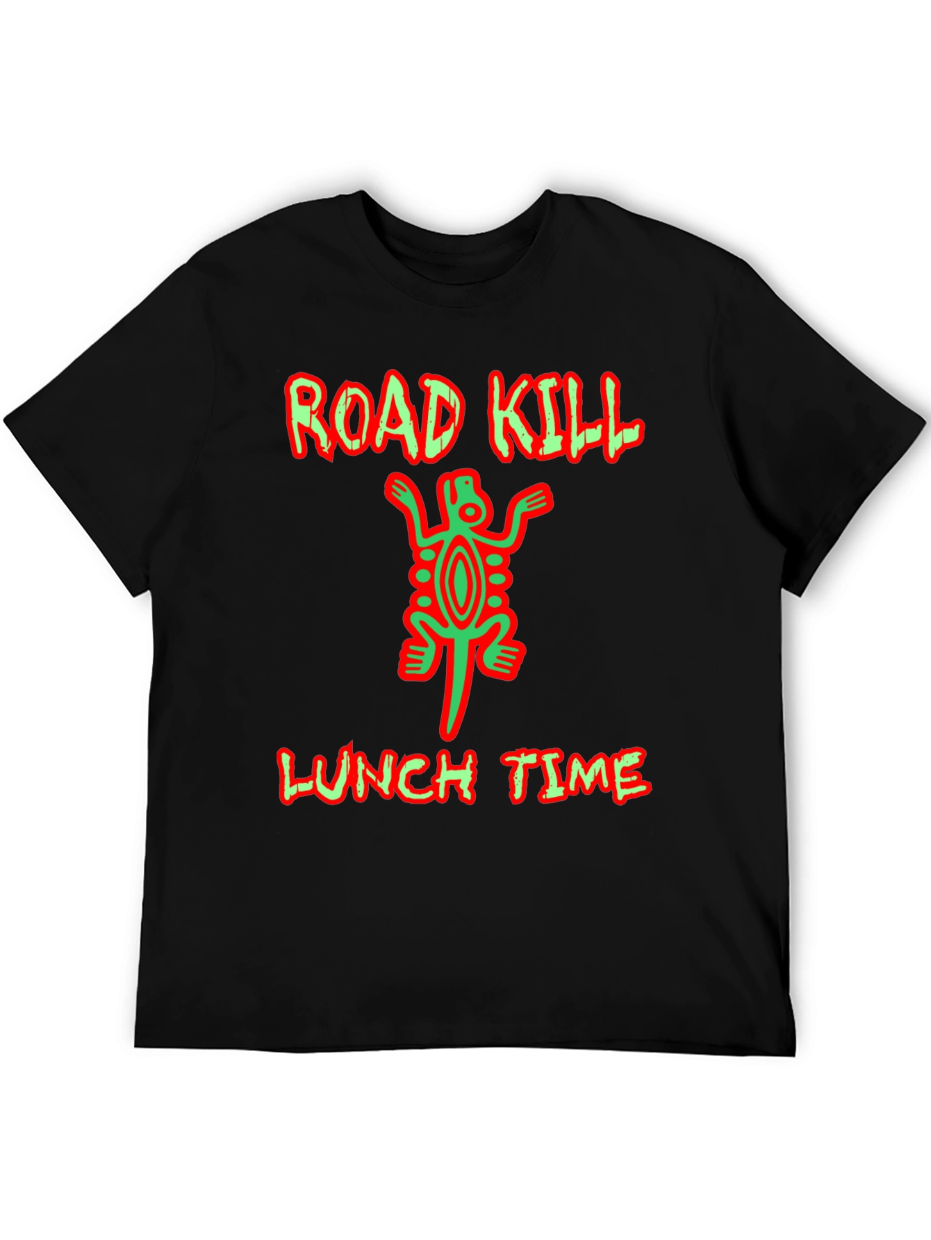 Road Kill Lunch Time Funny Graphic T-Shirt