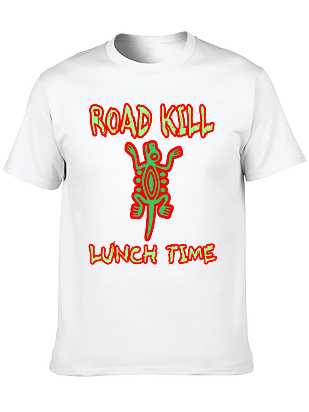 Road Kill Lunch Time Funny Graphic T-Shirt