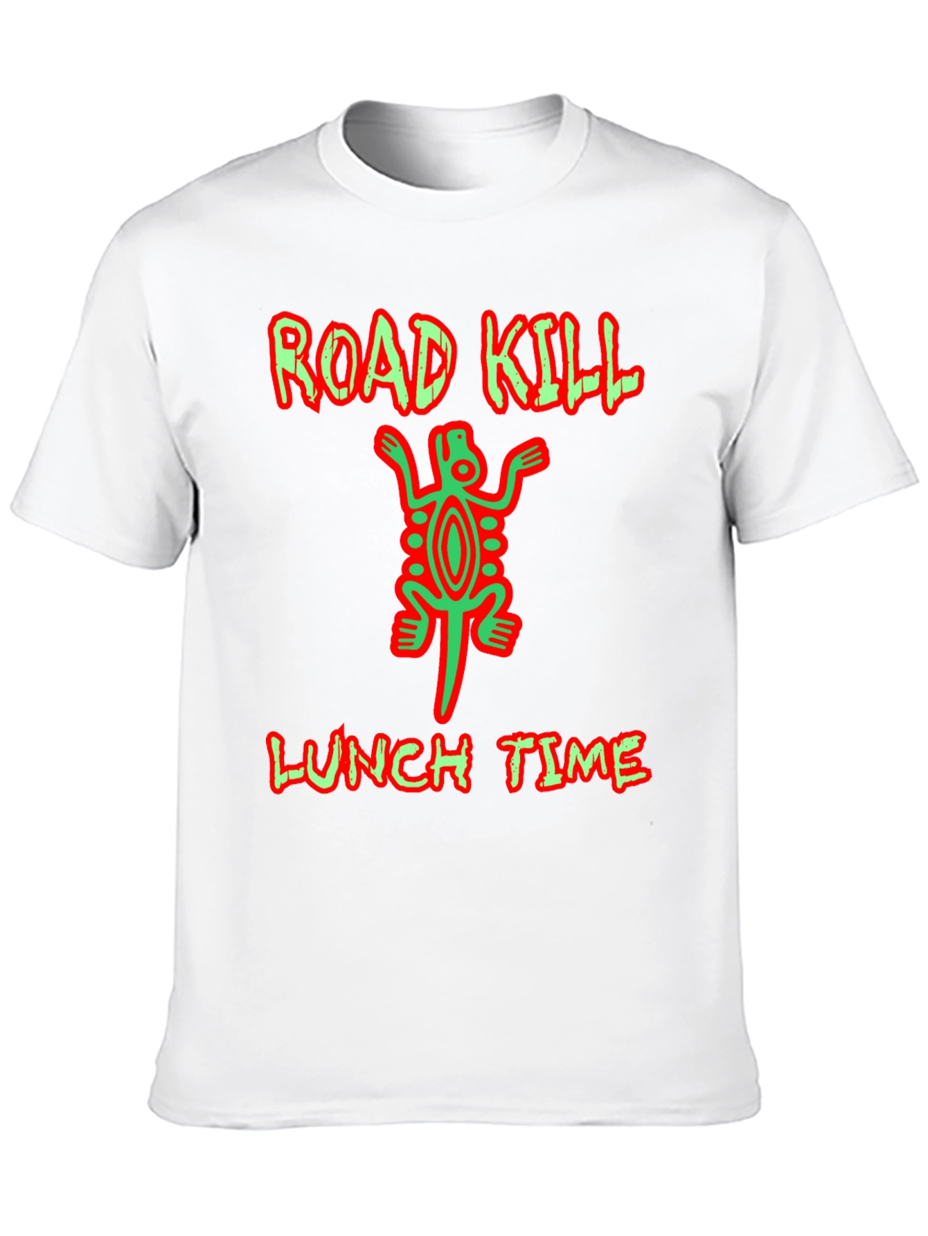 Road Kill Lunch Time Funny Graphic T-Shirt