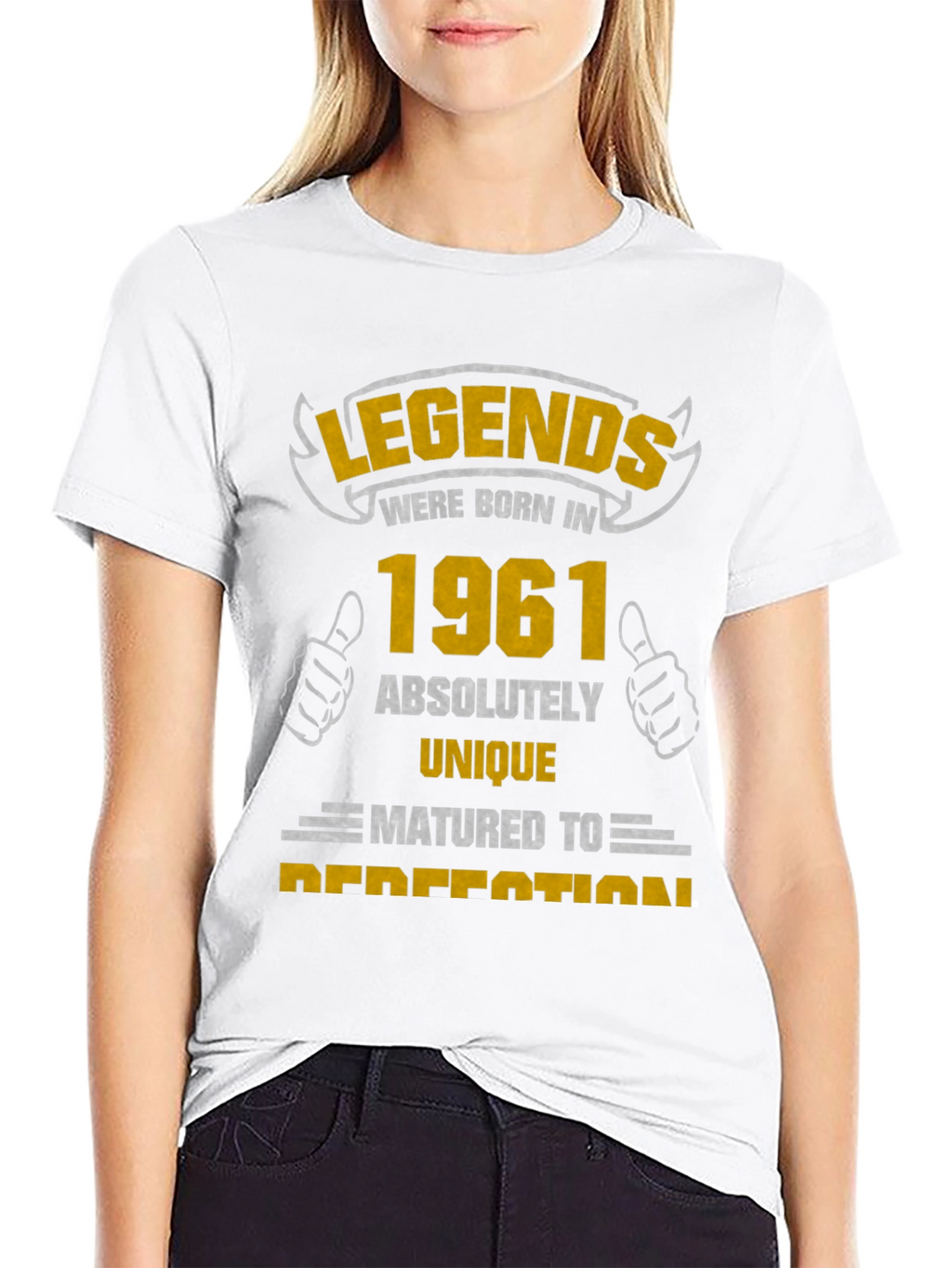 Legends Born in 1961 Black T-Shirt