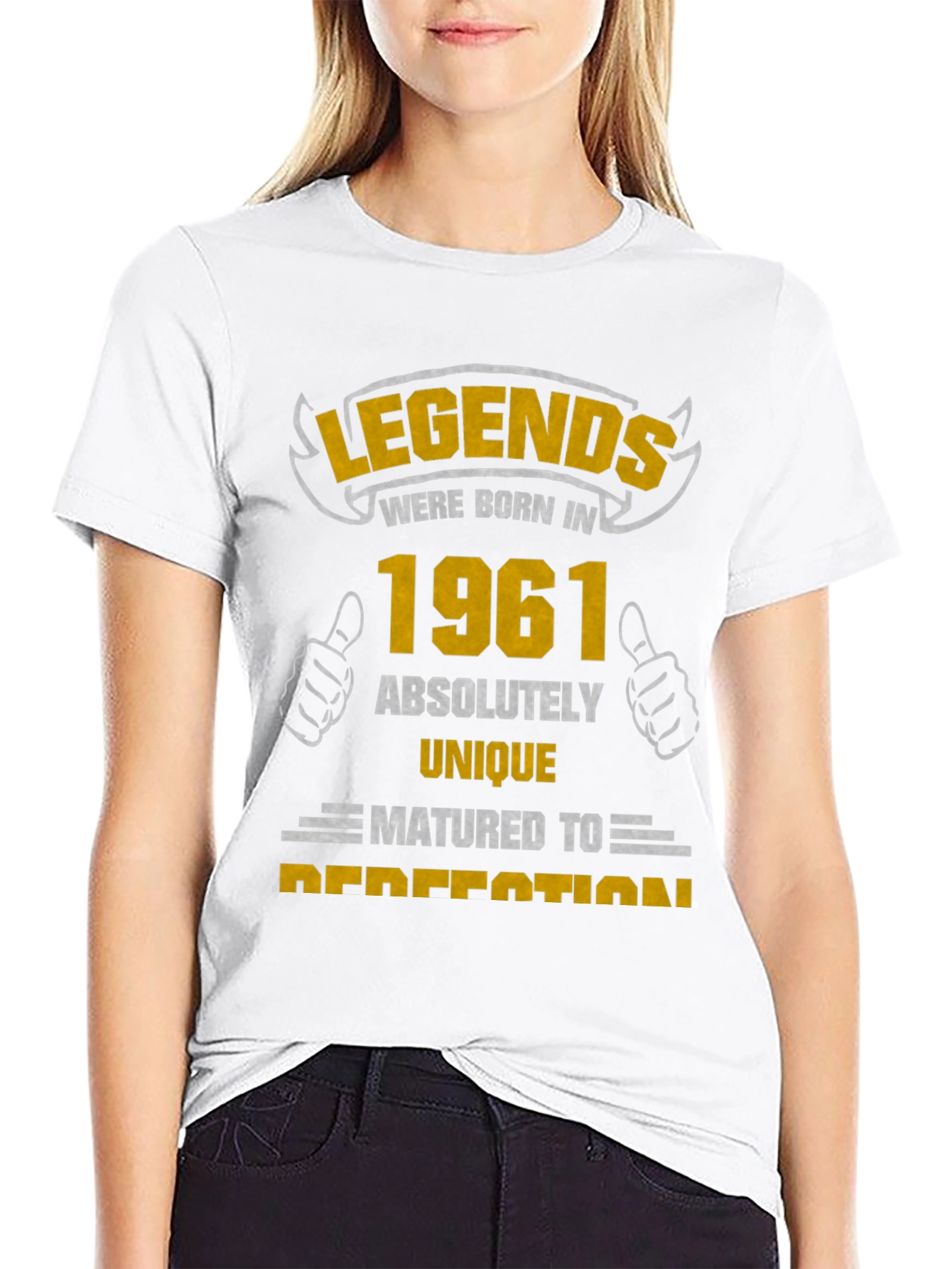 Legends Born in 1961 Black T-Shirt