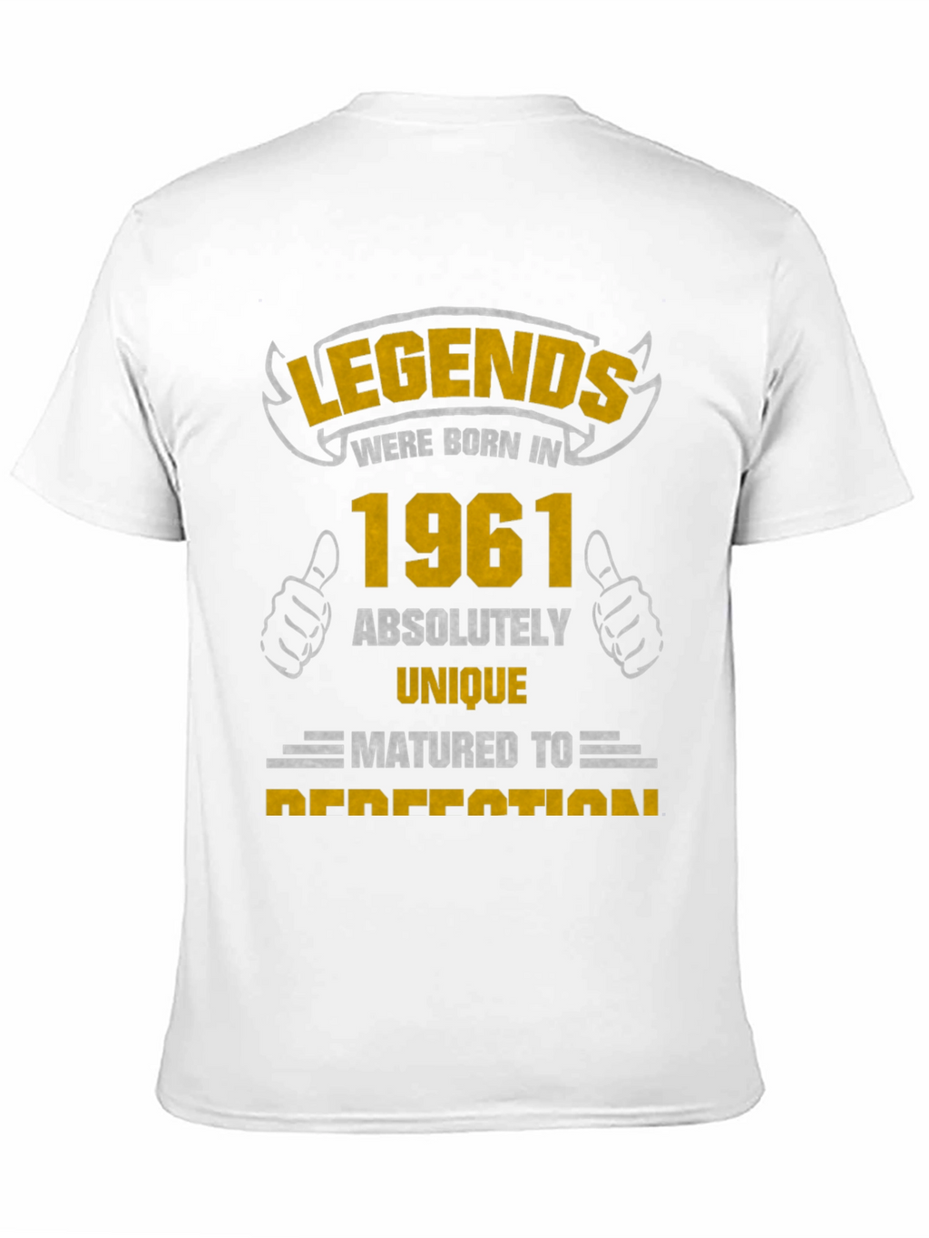 Legends Born in 1961 Black T-Shirt