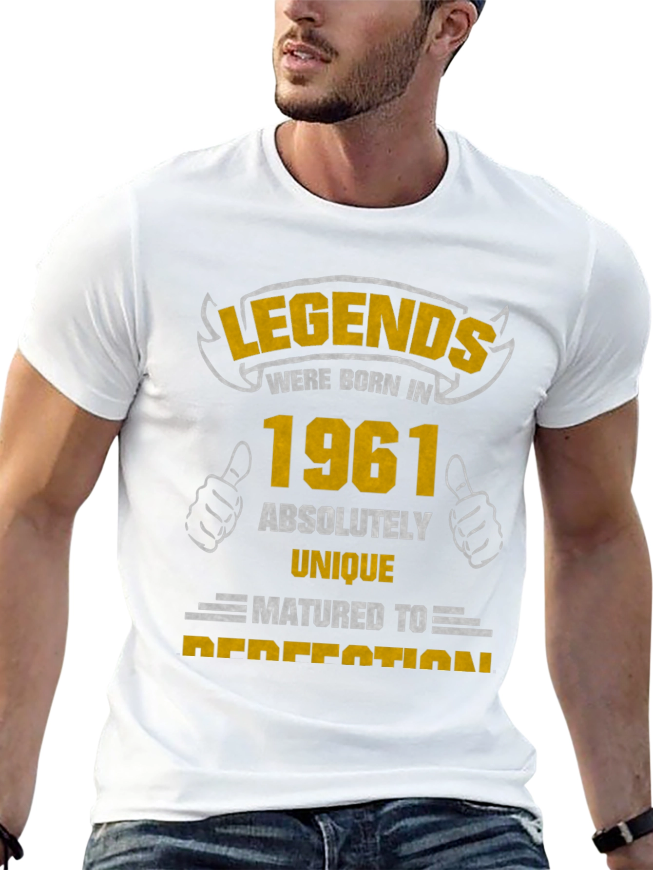 Legends Born in 1961 Black T-Shirt