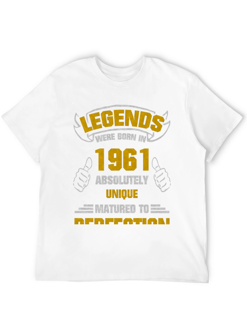 Legends Born in 1961 Black T-Shirt