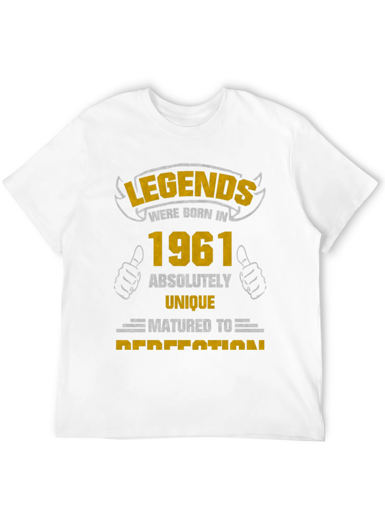 Legends Born in 1961 Black T-Shirt
