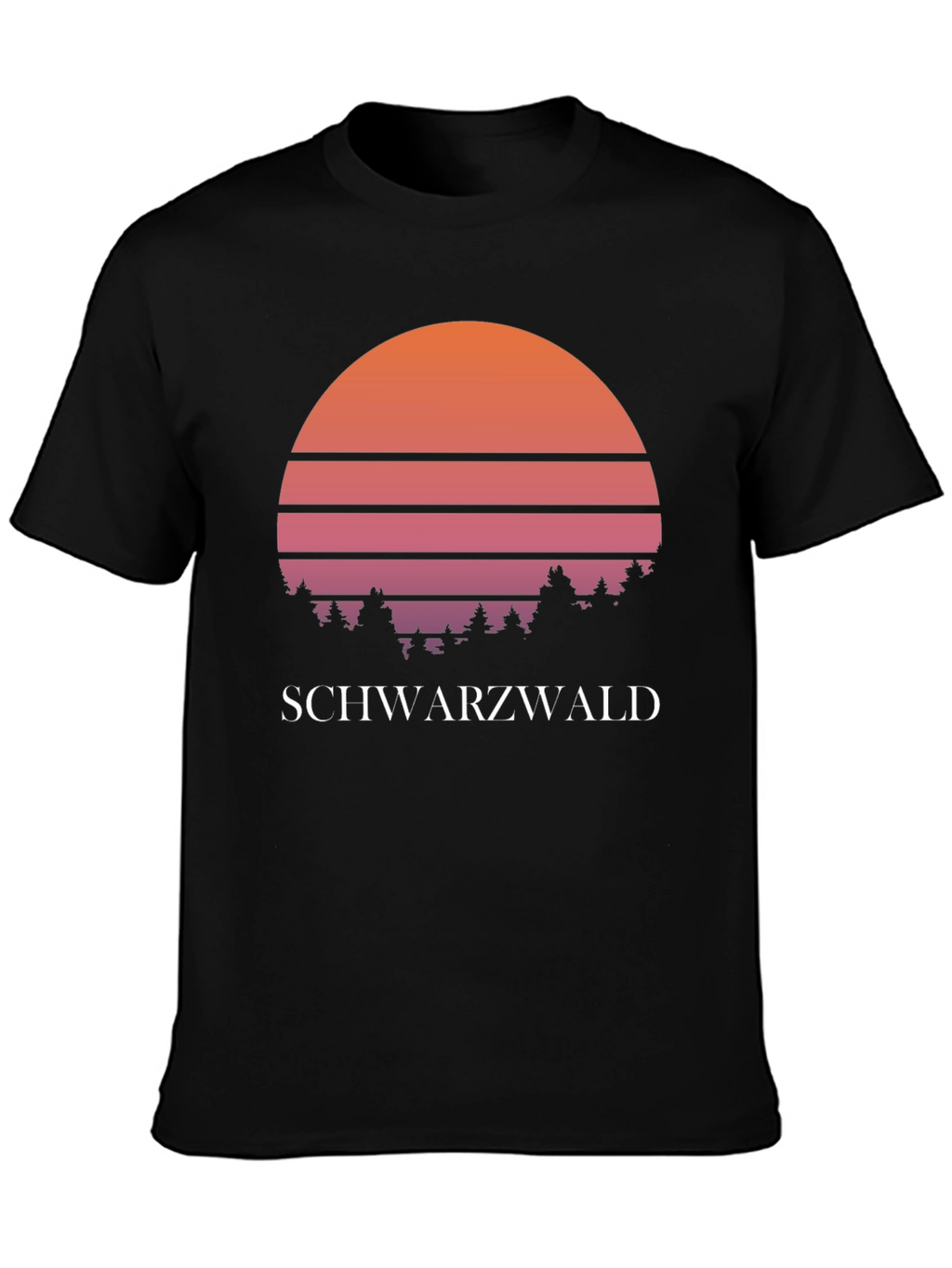 Black Forest Schwarzwald Sunset T-Shirt