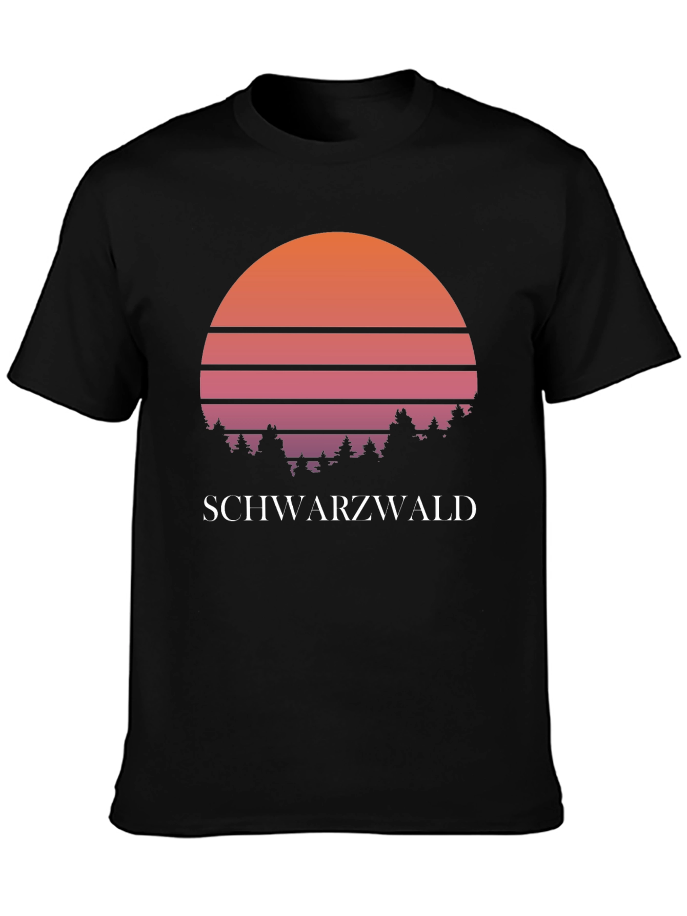 Black Forest Schwarzwald Sunset T-Shirt