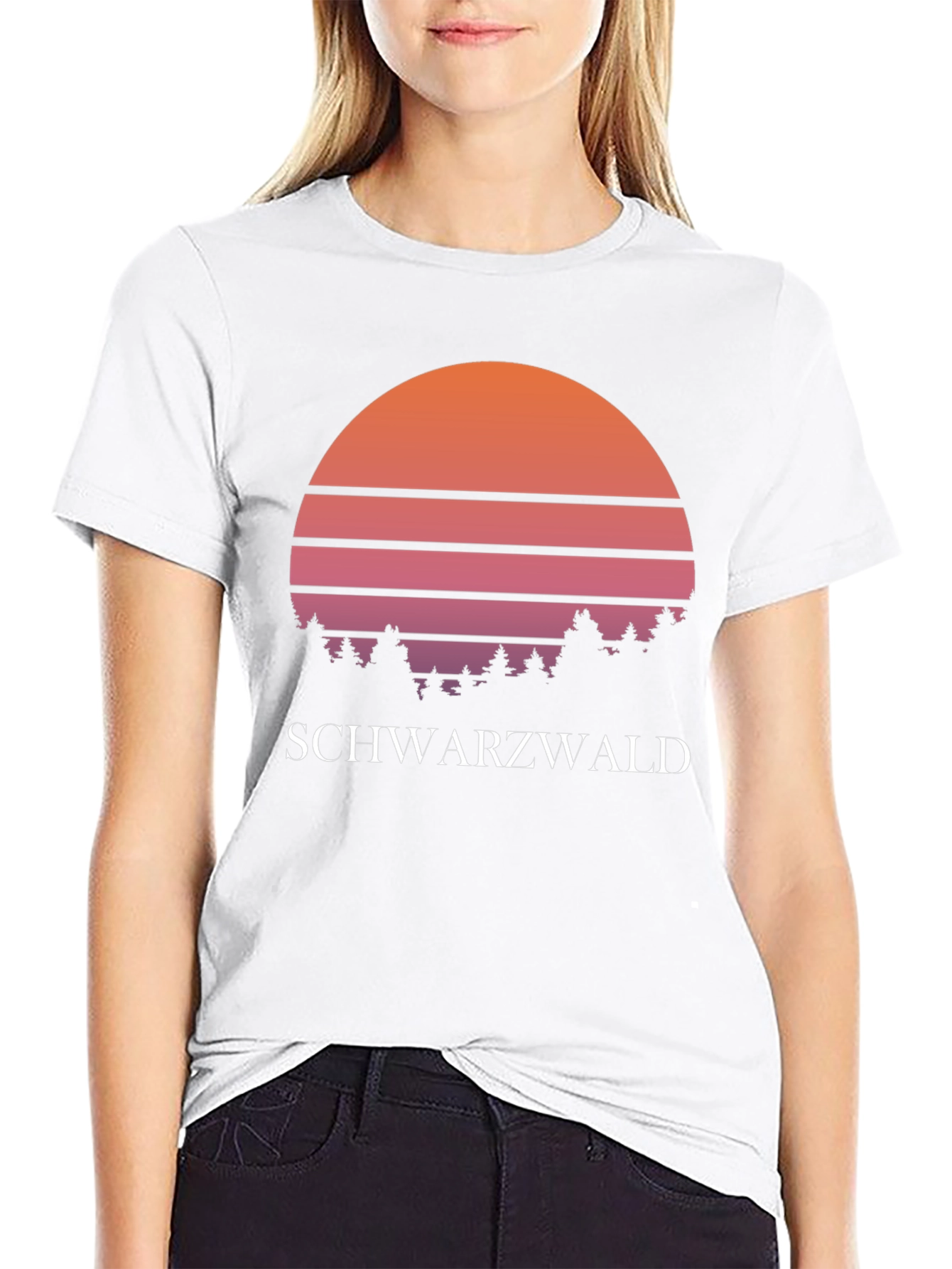 Black Forest Schwarzwald Sunset T-Shirt